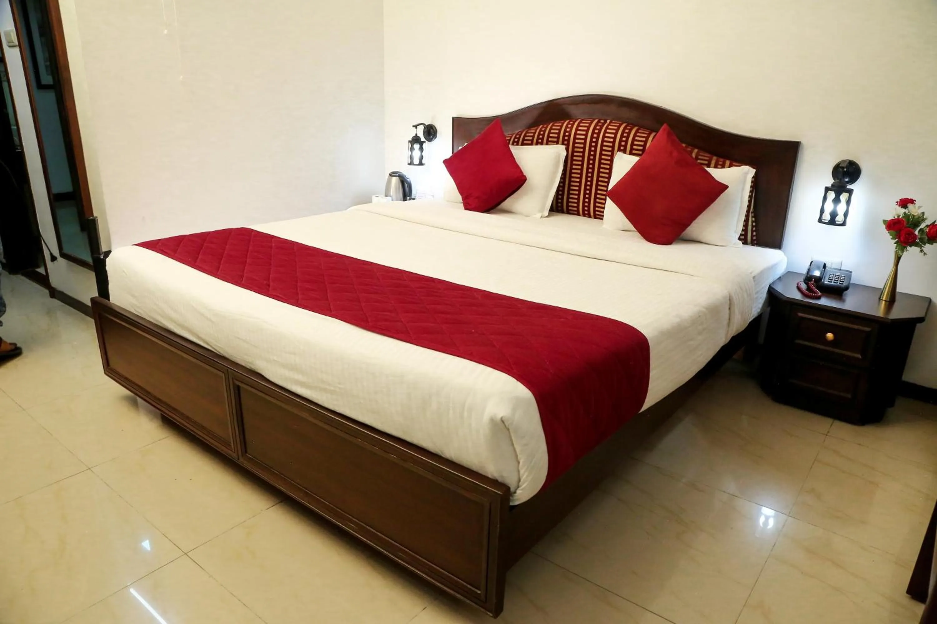 Bedroom, Bed in Hotel Preethi Classic Towers