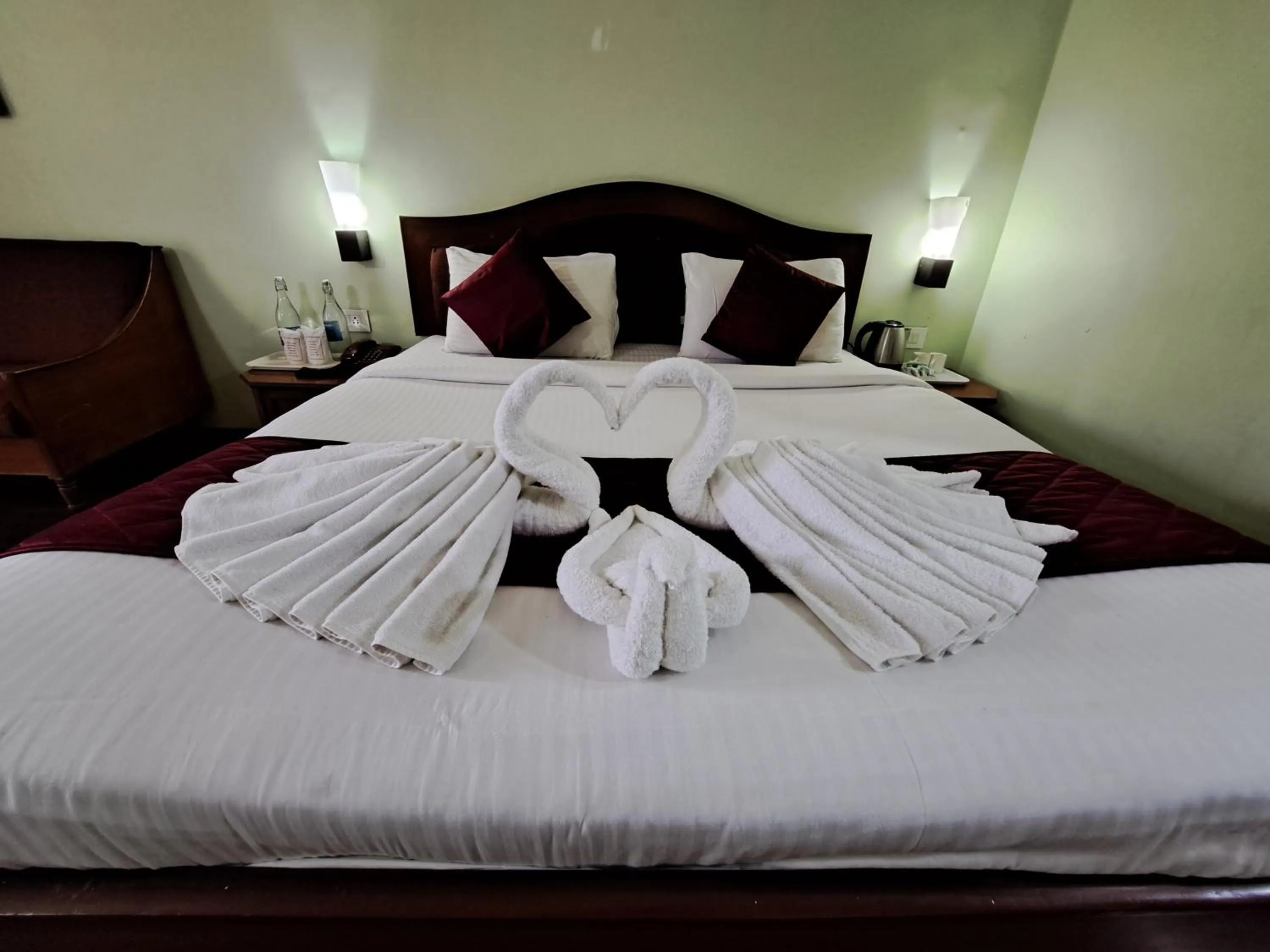 Bed in Hotel Preethi Classic Towers