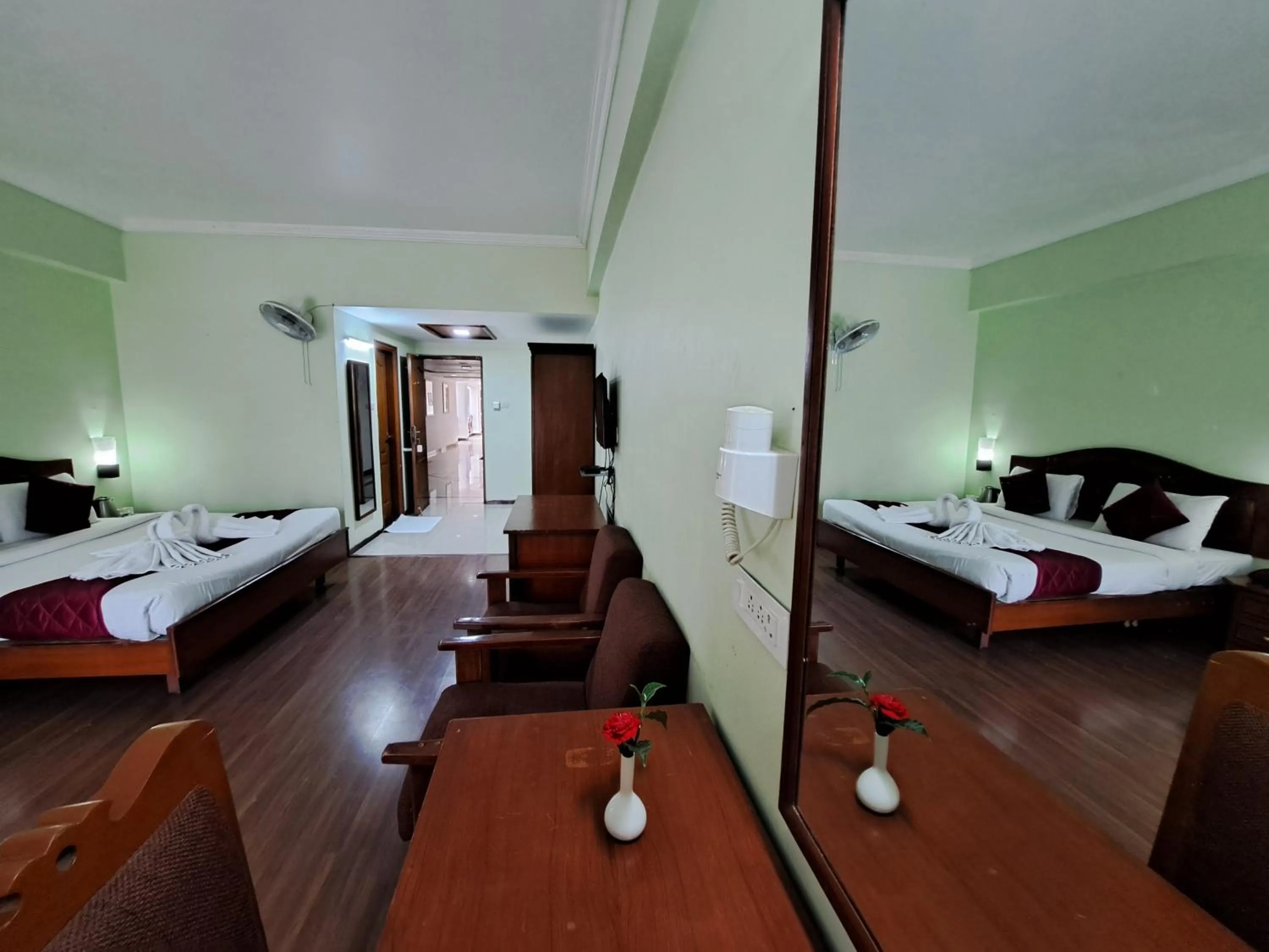 Photo of the whole room, Bed in Hotel Preethi Classic Towers