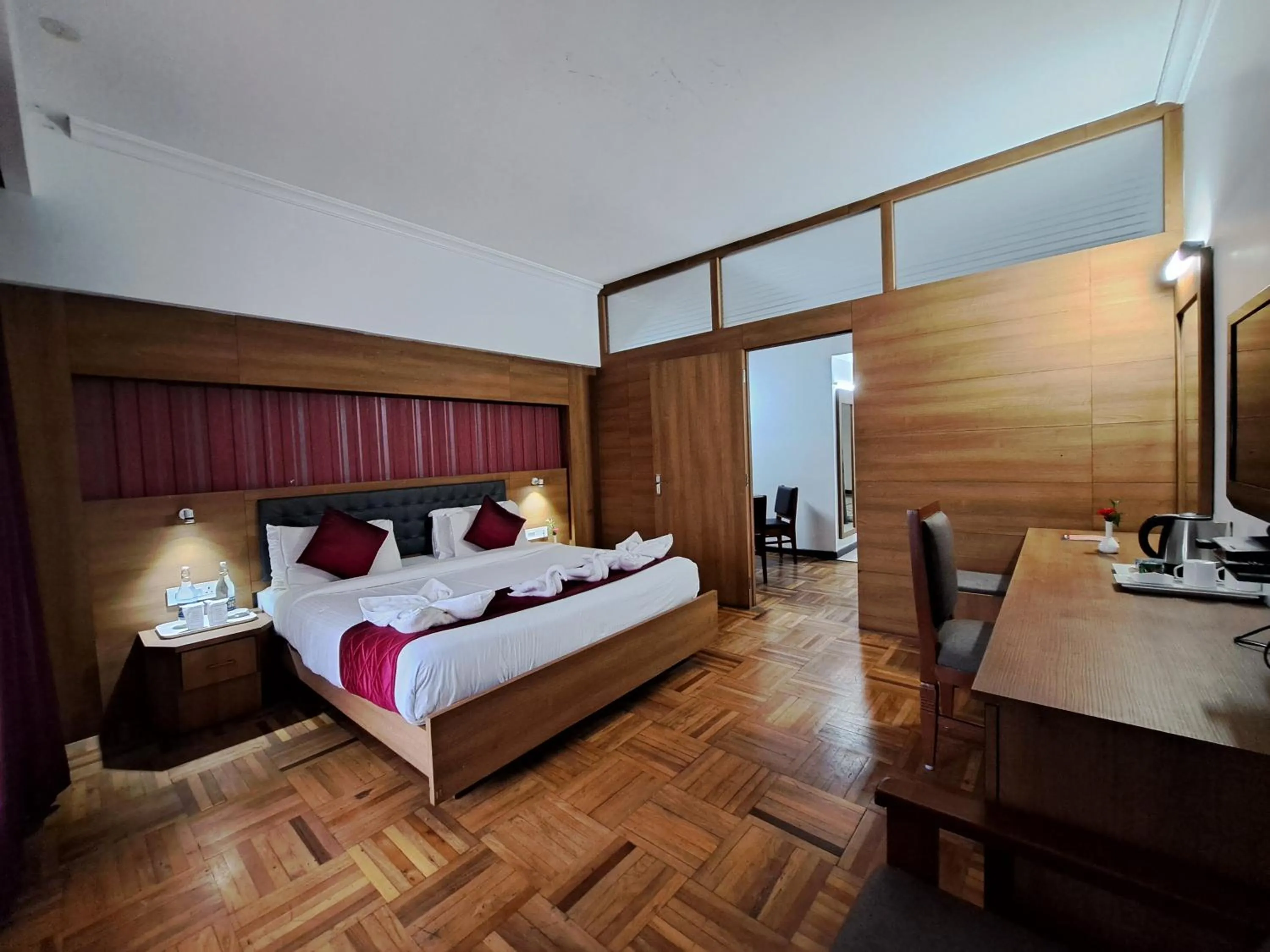 Bed in Hotel Preethi Classic Towers