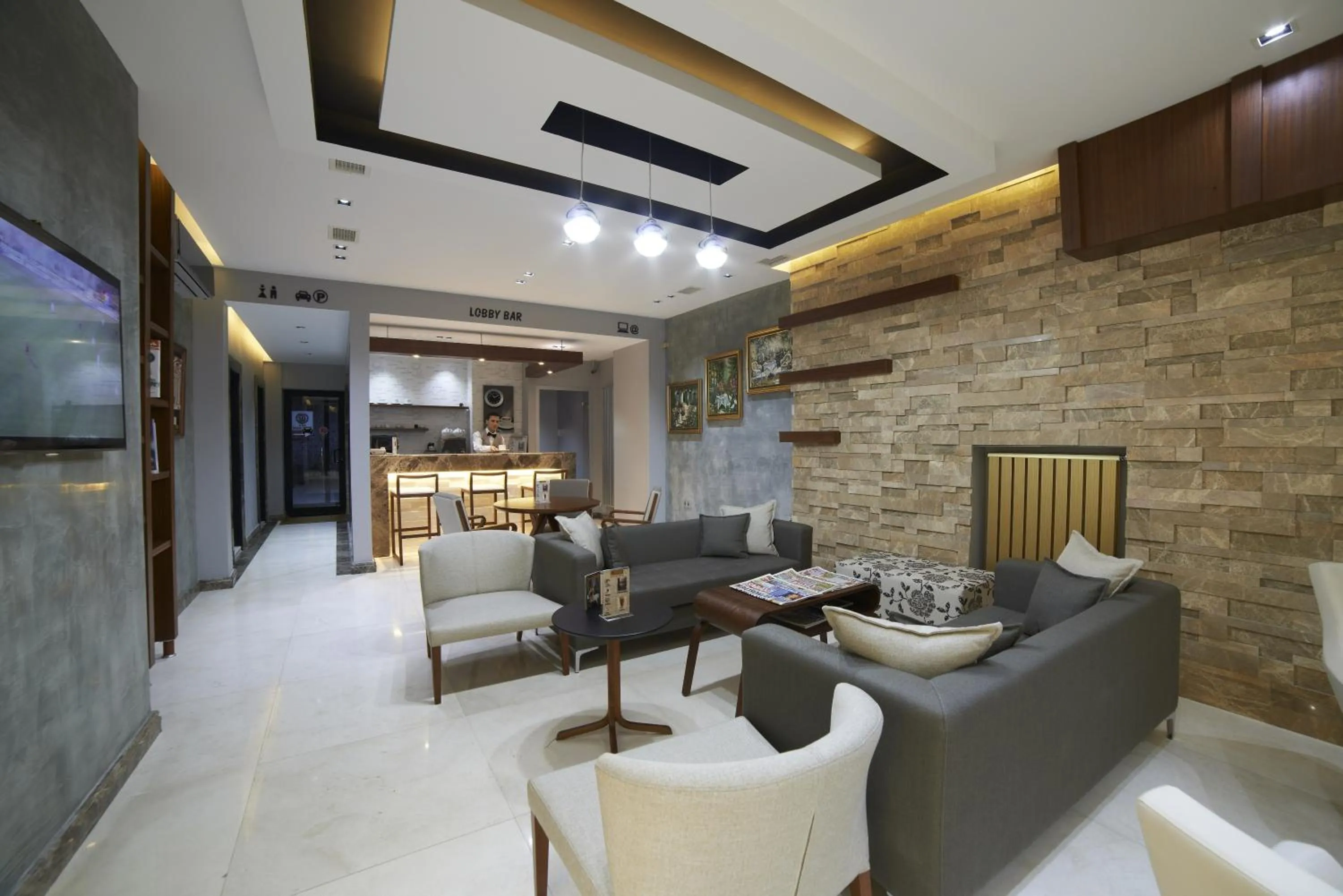 Lobby or reception in Soyic Hotel