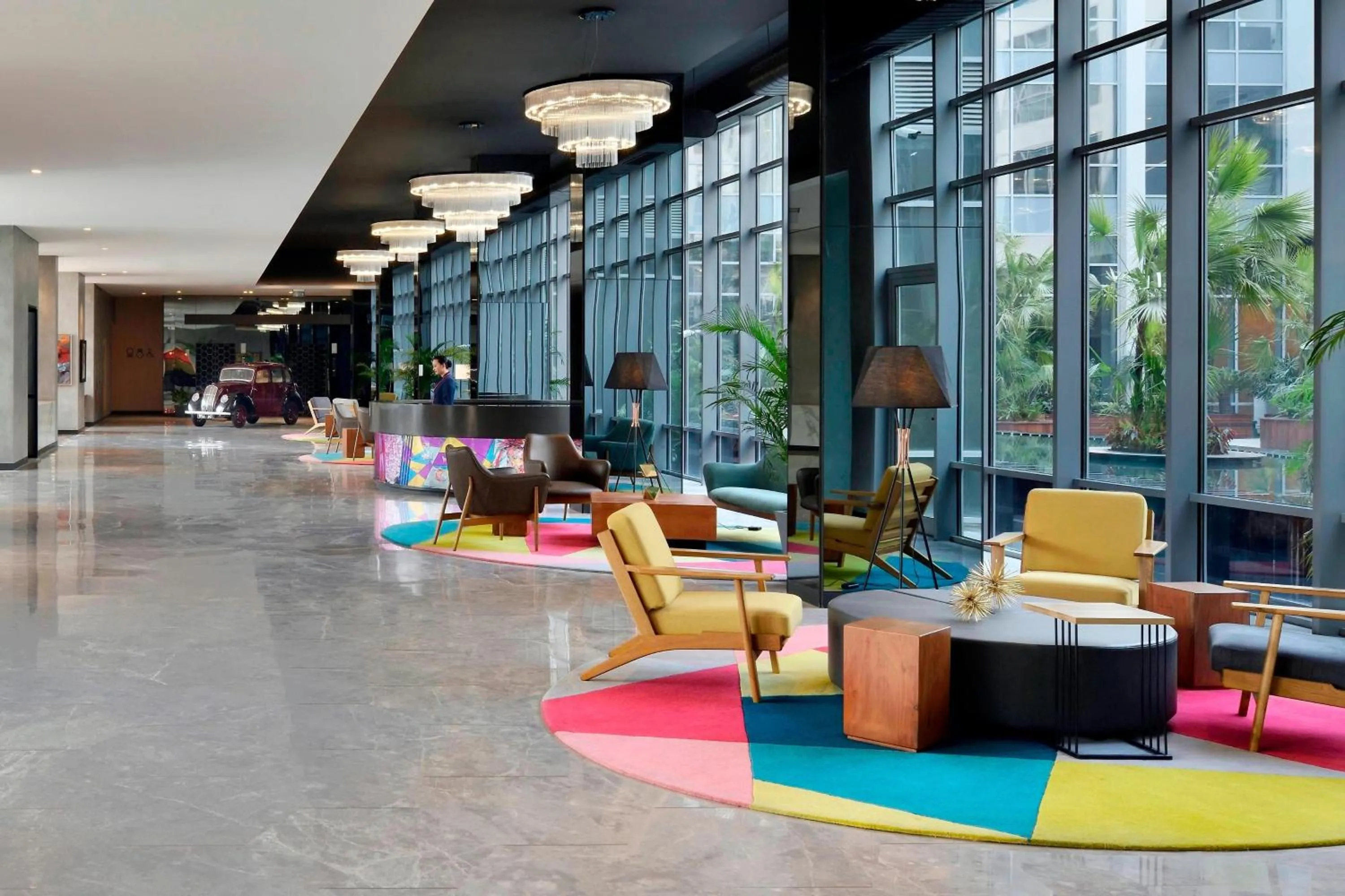 Lobby or reception in Aloft New Delhi Aerocity