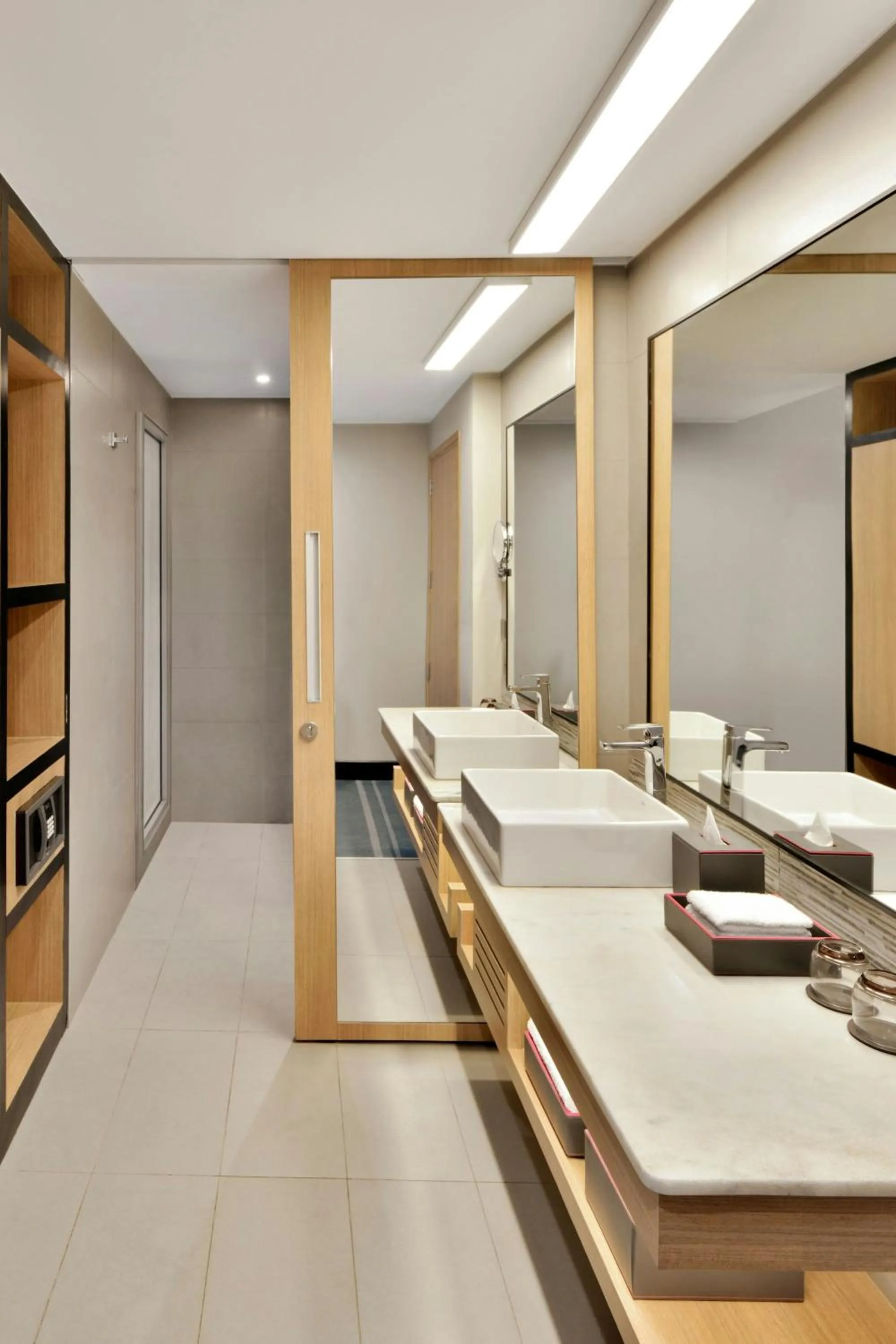 Bathroom in Aloft New Delhi Aerocity