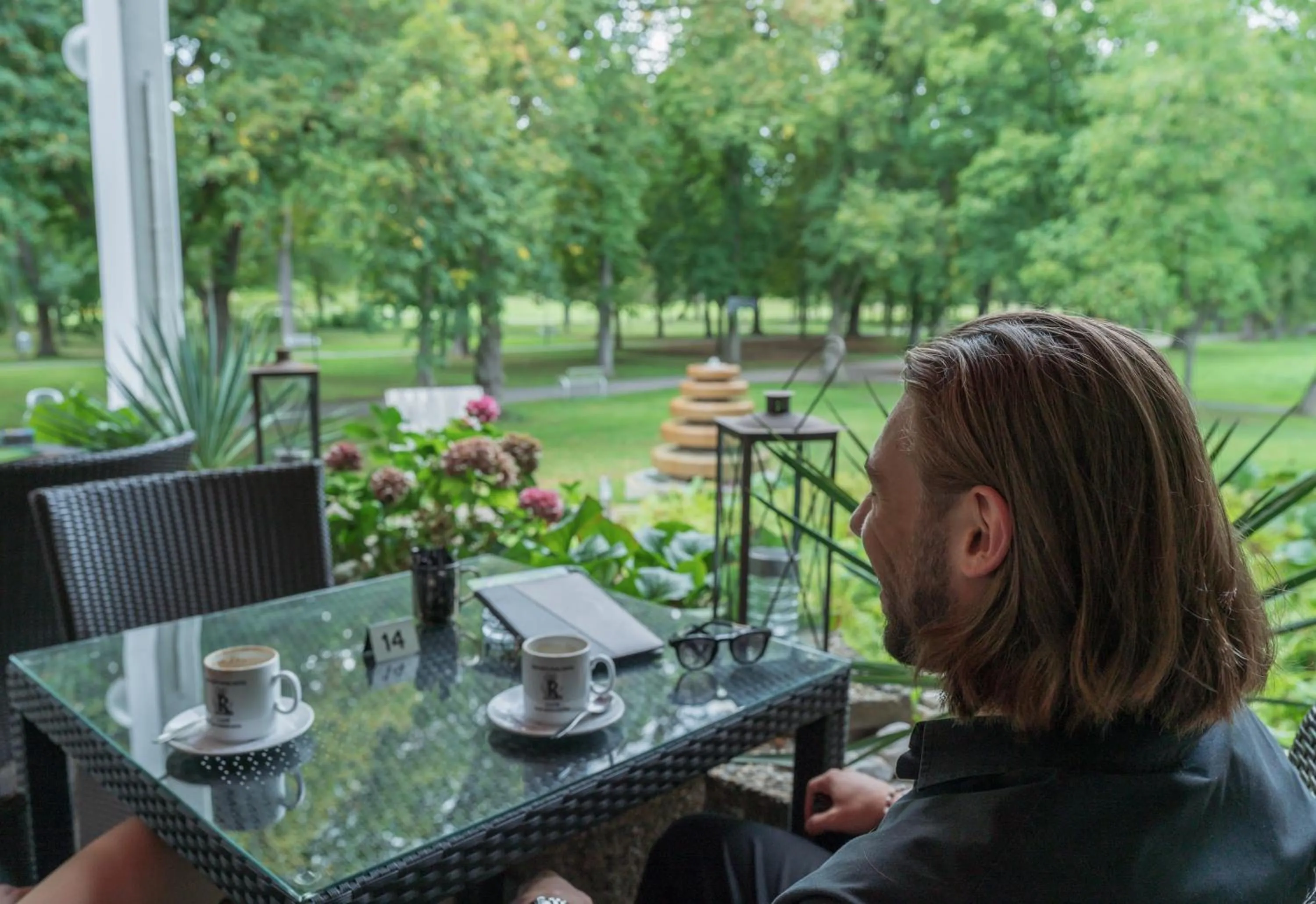 Garden in Reichels Parkhotel