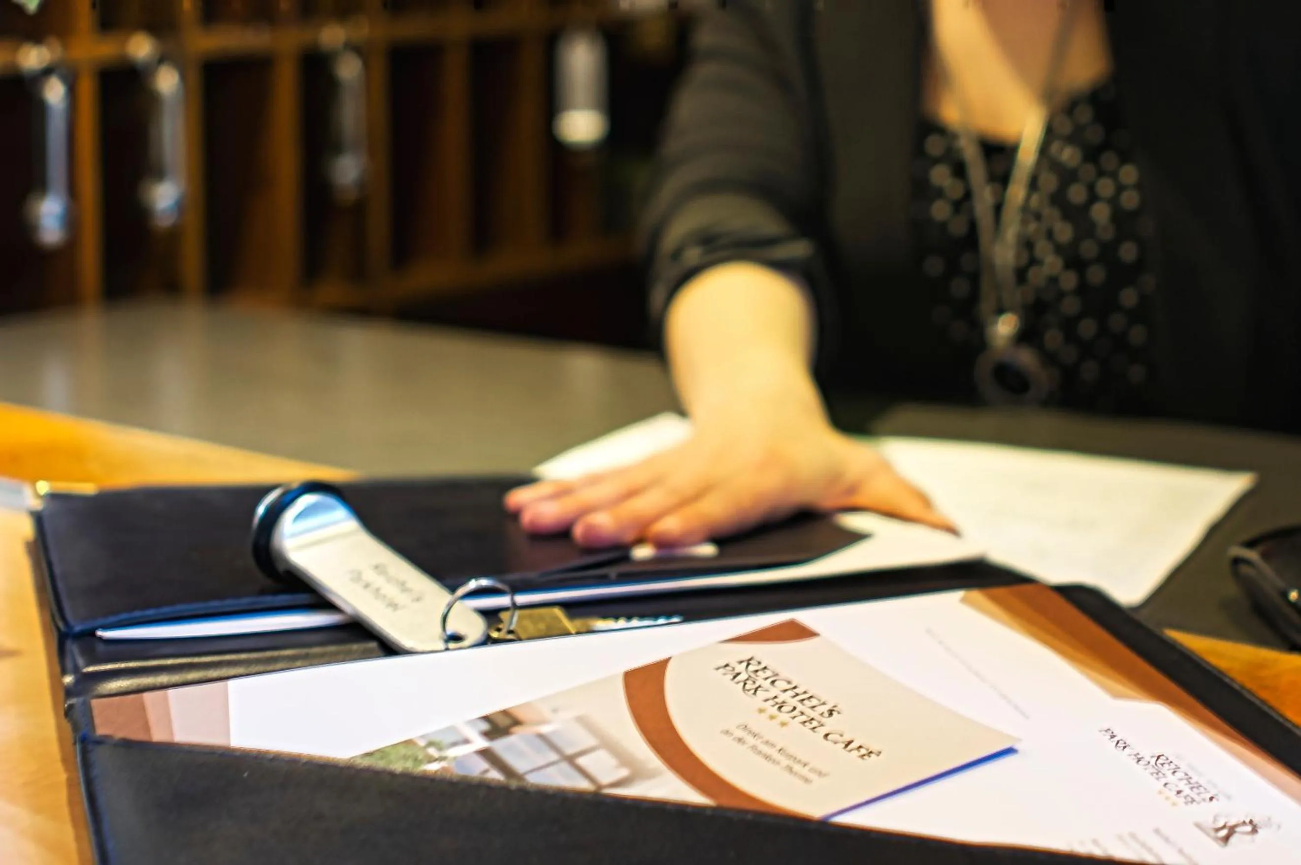 Lobby or reception in Reichels Parkhotel