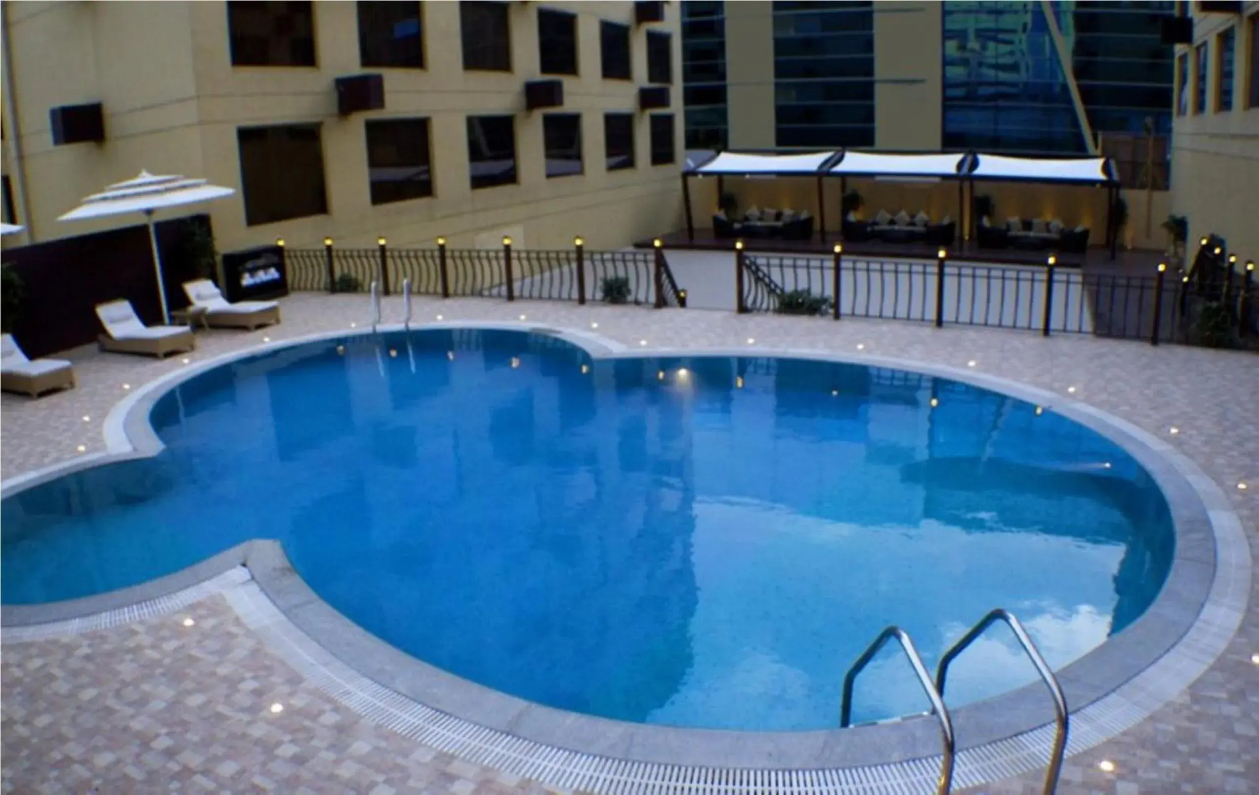 Pool view in Sterlings Mac Hotel Pool view in Sterlings Mac Hotel