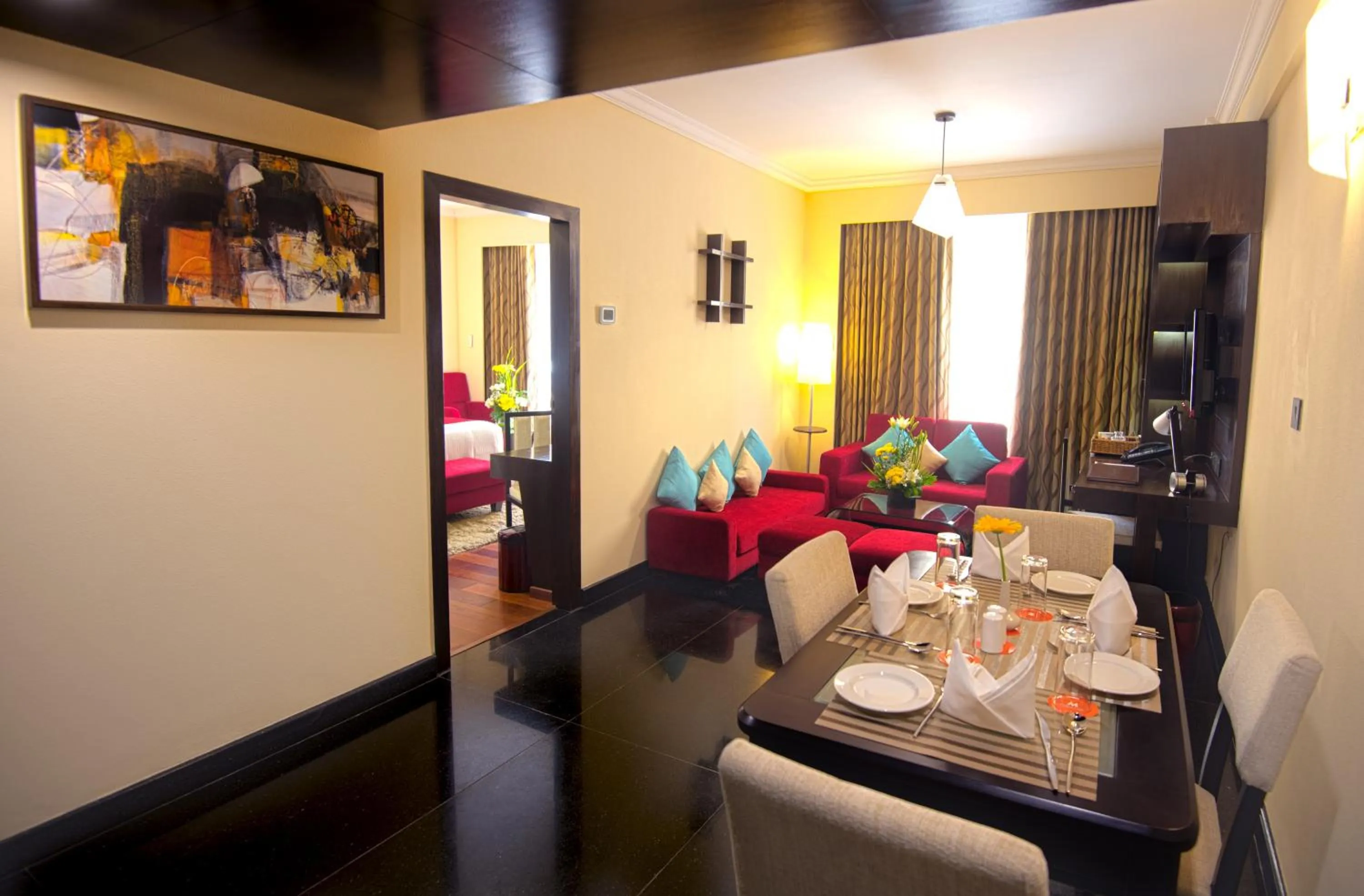 Bathroom in Sterlings Mac Hotel