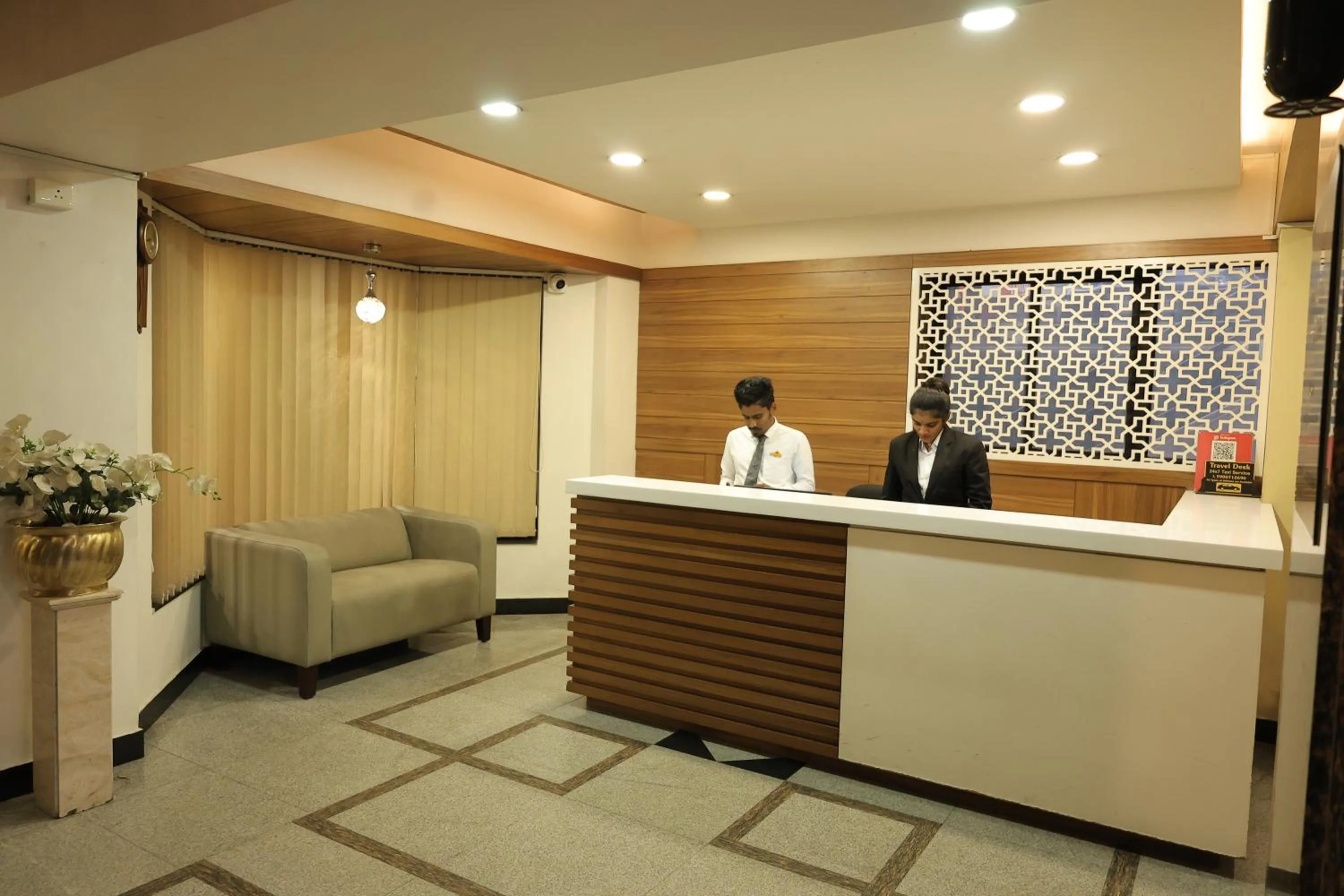 Lobby or reception in Hotel Mangalore International