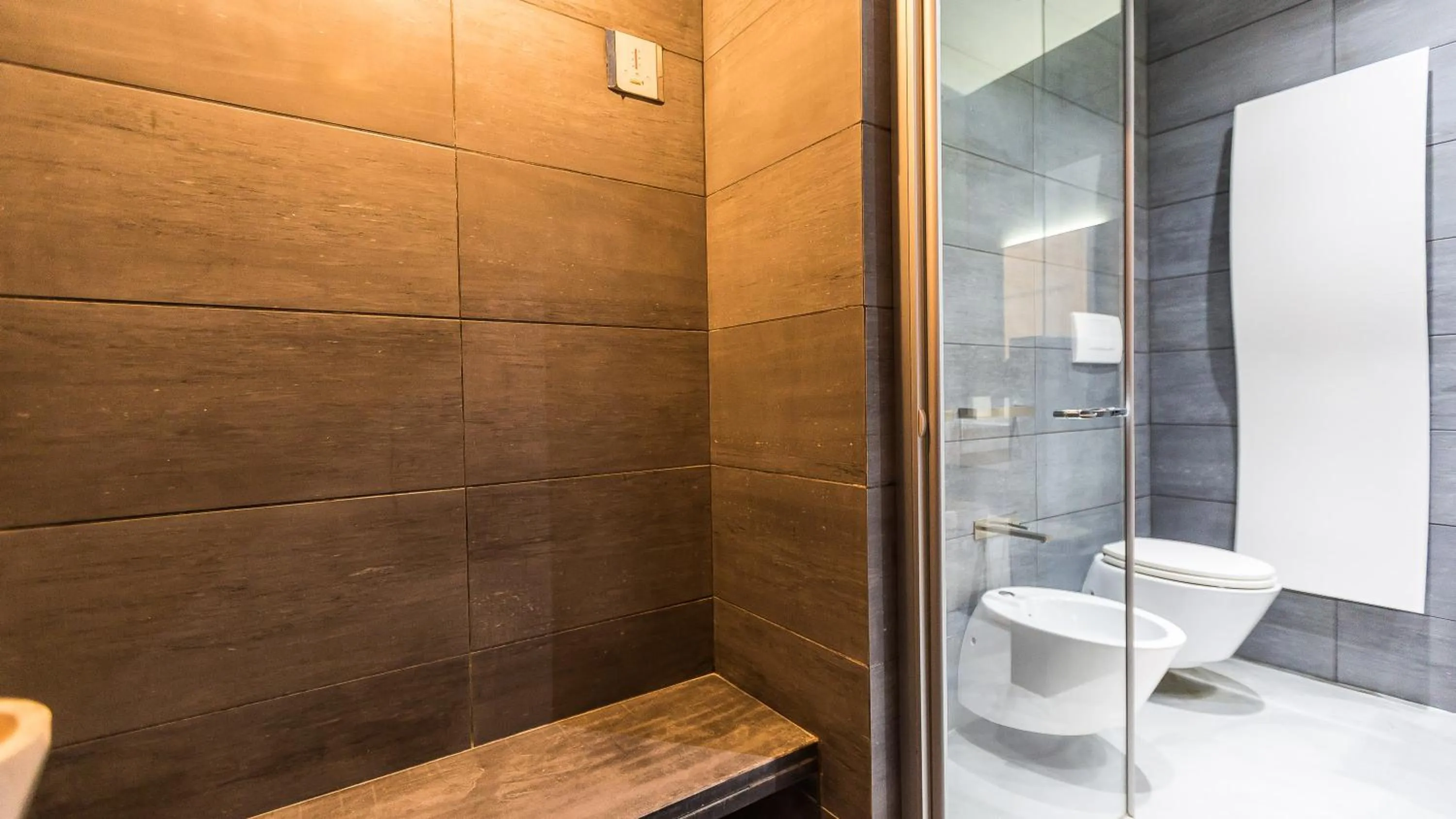 Sauna in Rental in Rome Cosmopolitan hi-tech
