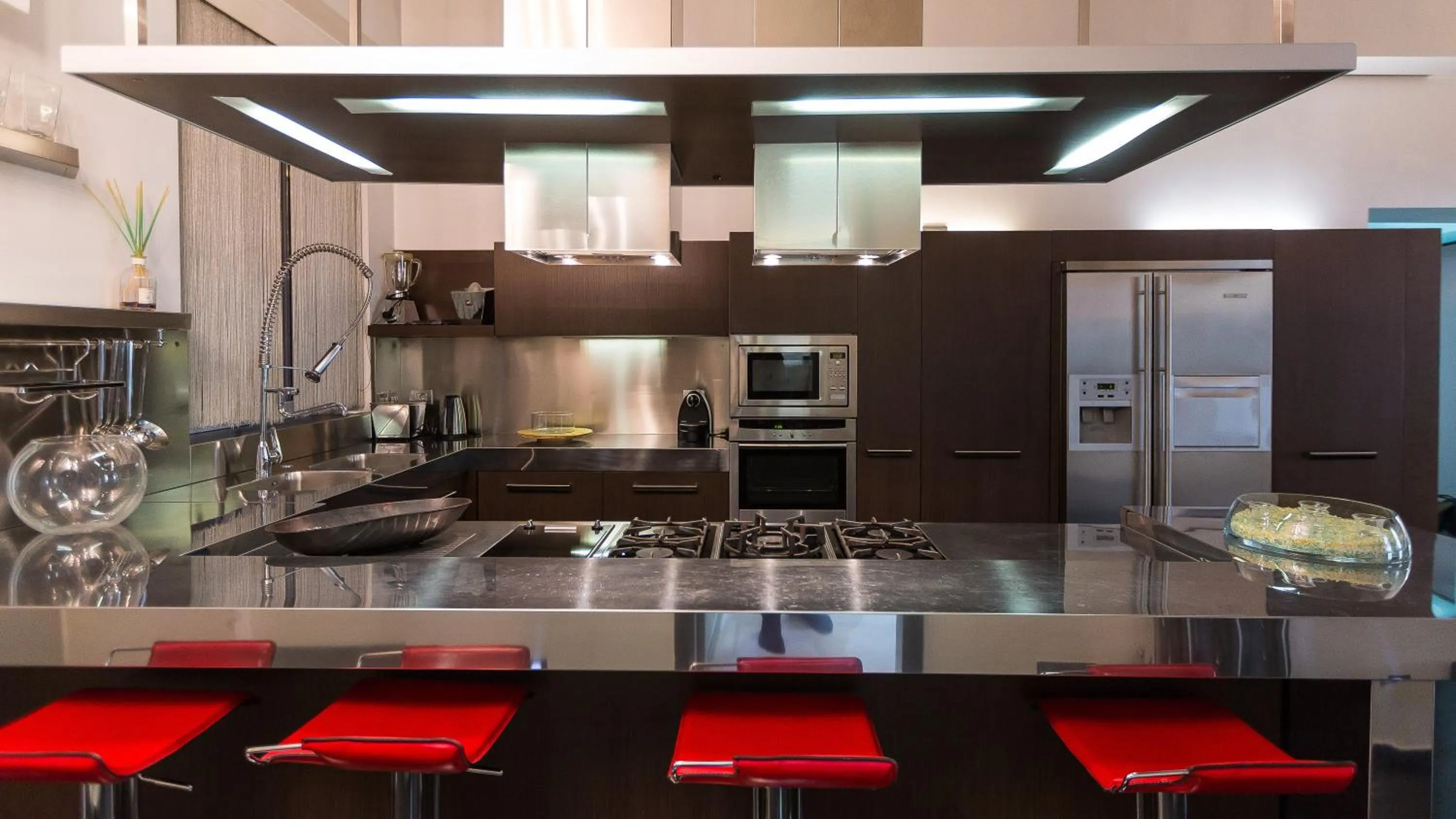 Kitchen or kitchenette in Rental in Rome Cosmopolitan hi-tech