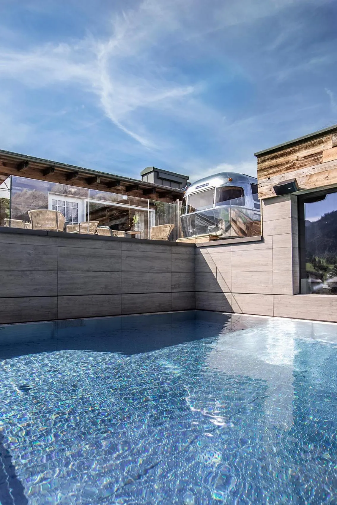 Swimming pool in HOTEL SEPP - Alpine Boutique Hotel - Adults Only ab 21 Jahre