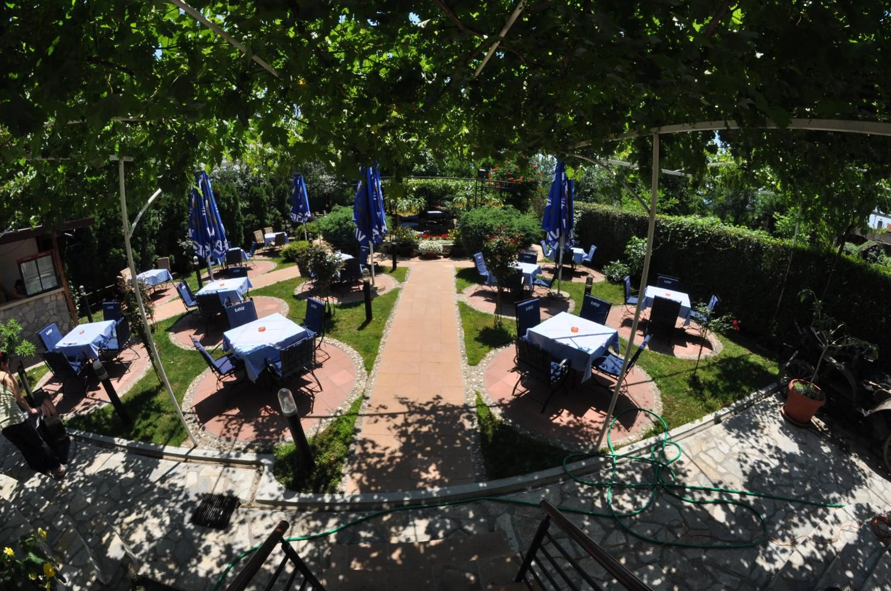 Patio in Hotel Royal