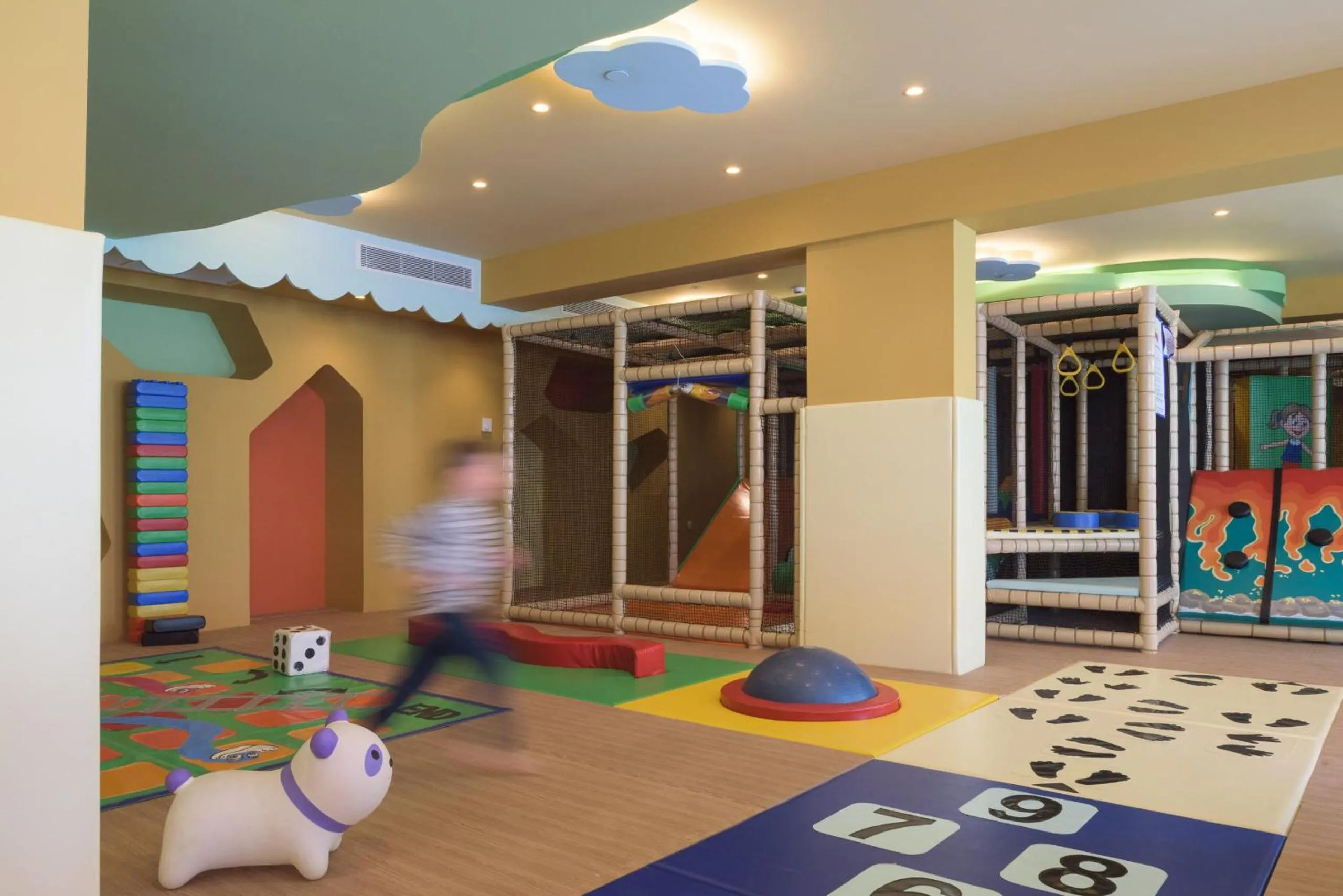 Children play ground in Lyttos Beach