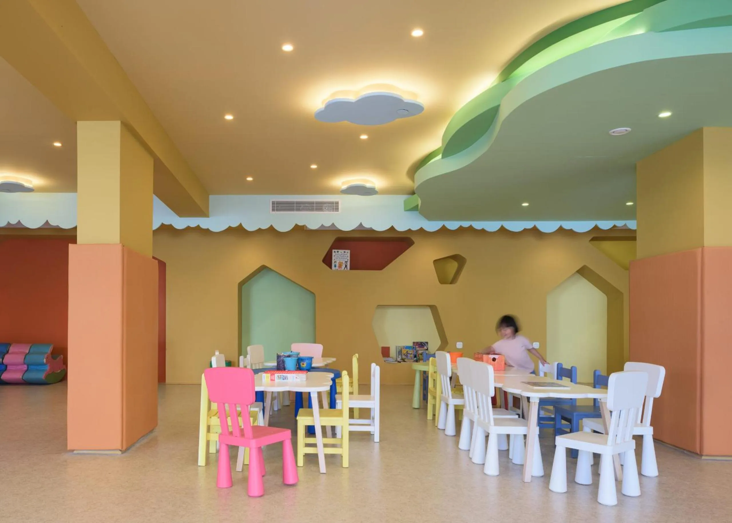 Children play ground in Lyttos Beach