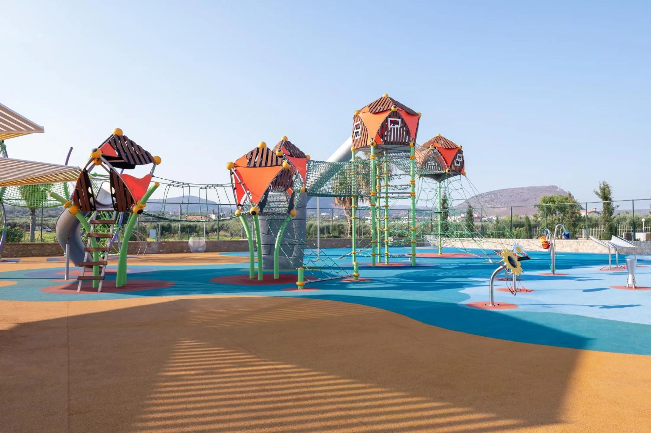 Children play ground in Lyttos Beach