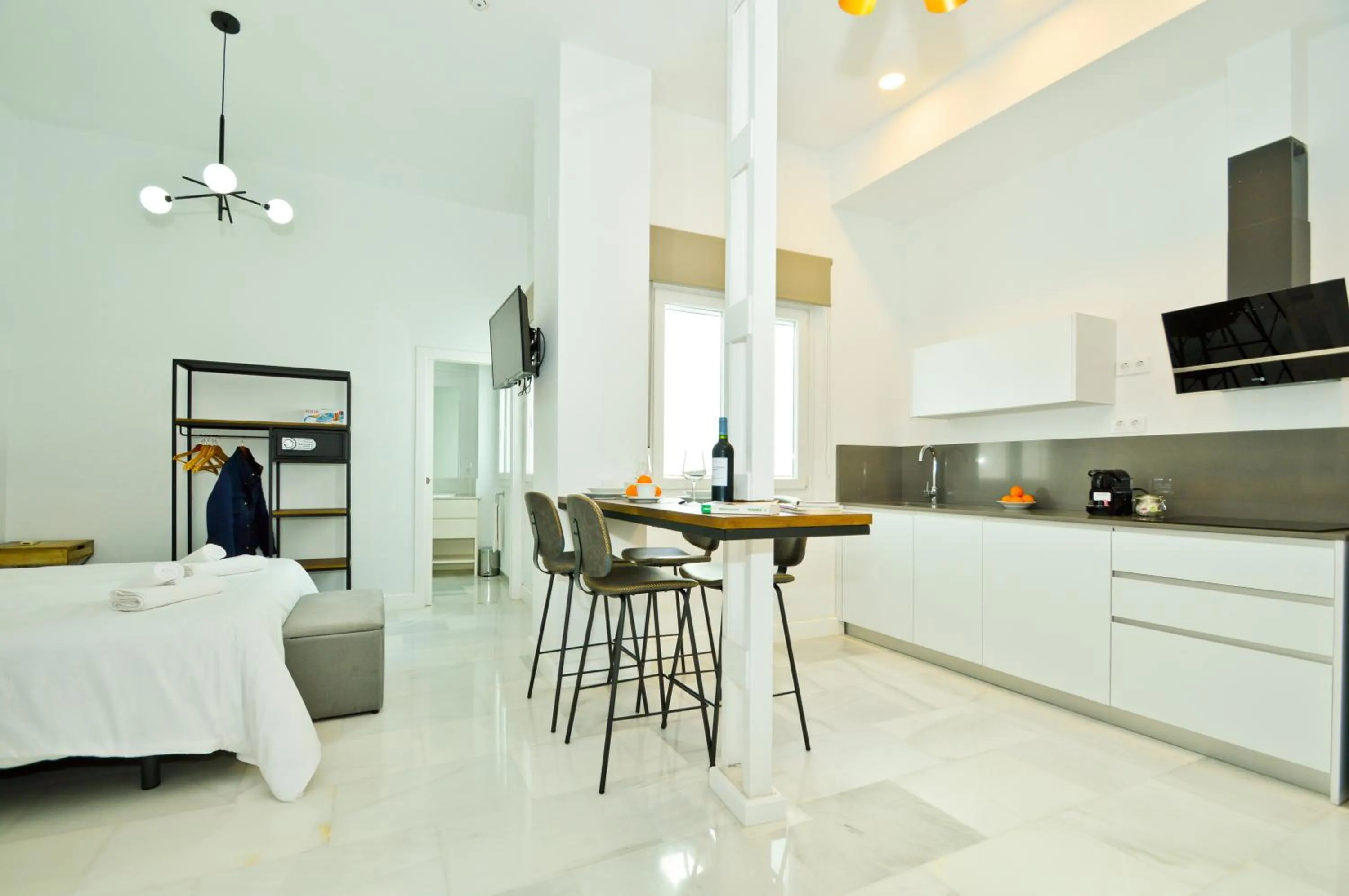 Kitchen or kitchenette in NineSuites