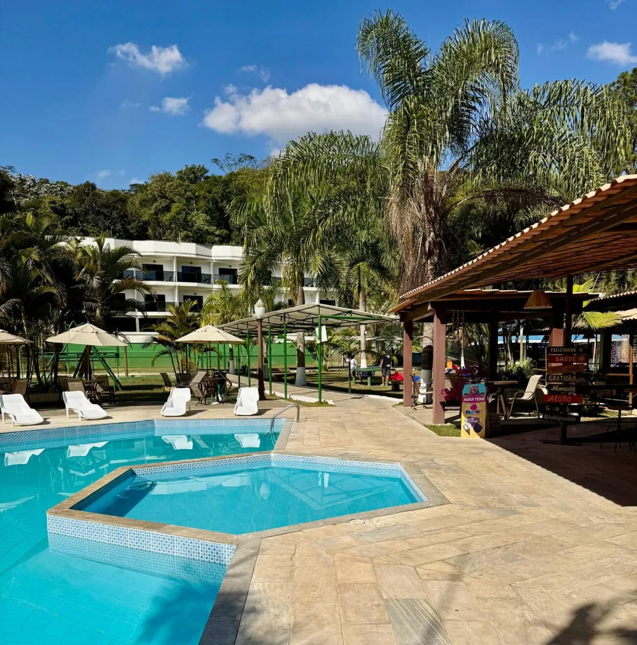 Swimming pool in Hotel Green Hill