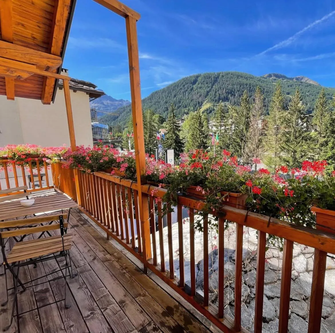 Balcony/Terrace in Hotel Coeur Du Village
