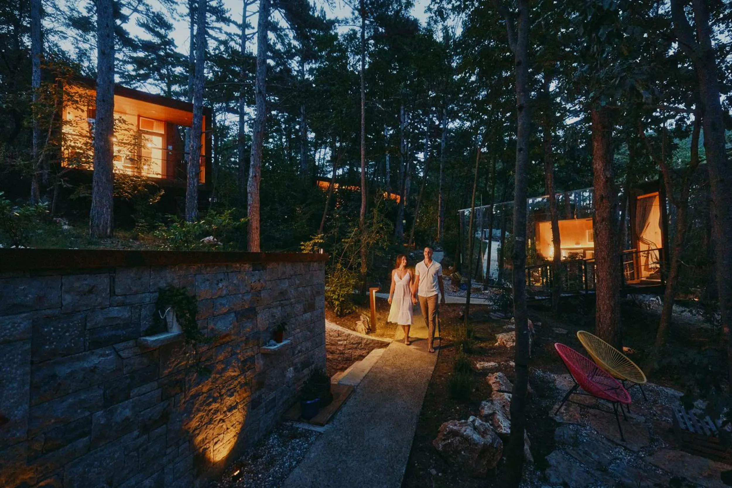 Property building in Theodosius Forest Village - Glamping in Vipava valley