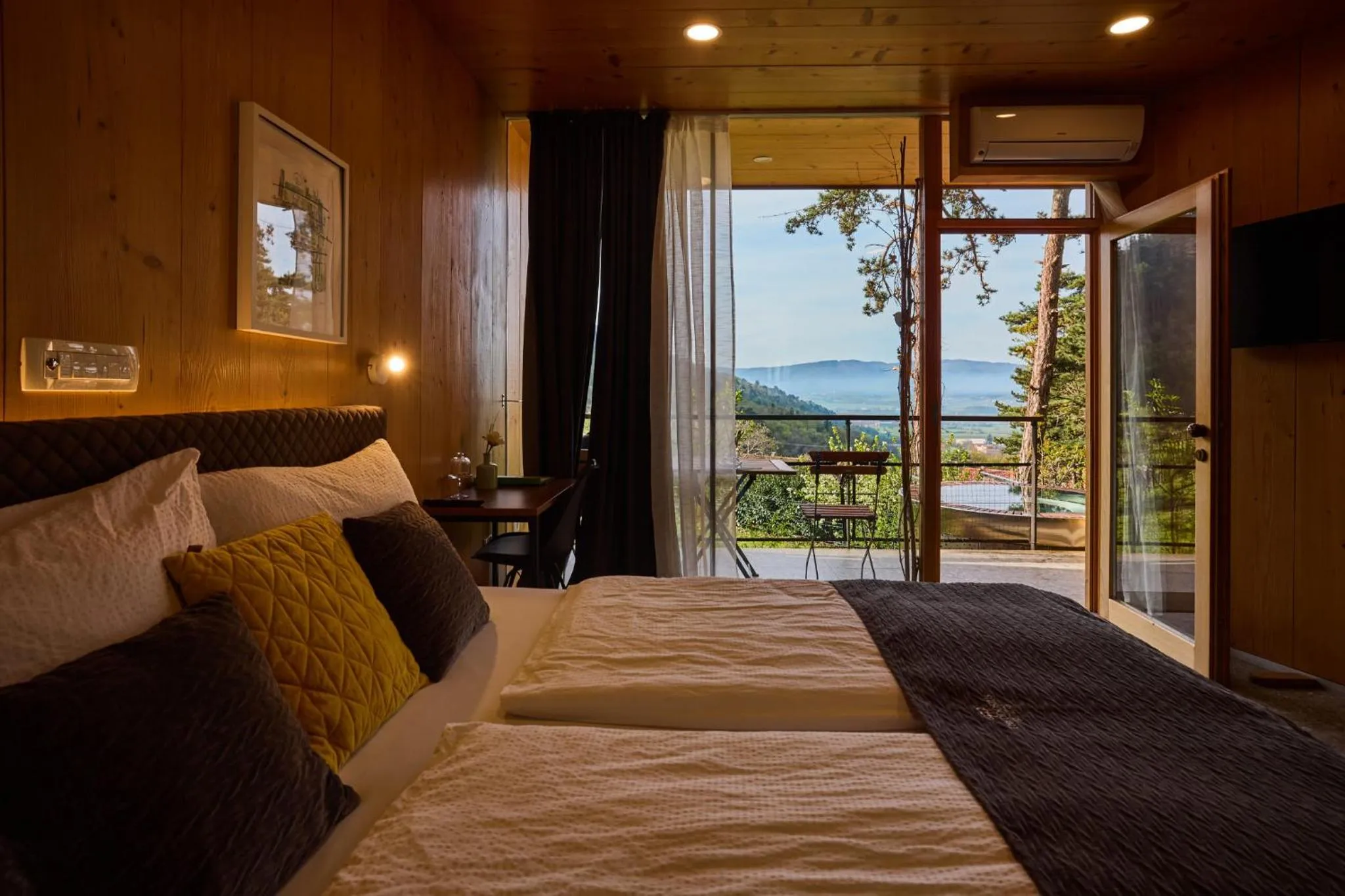 Photo of the whole room, Bed in Theodosius Forest Village - Glamping in Vipava valley