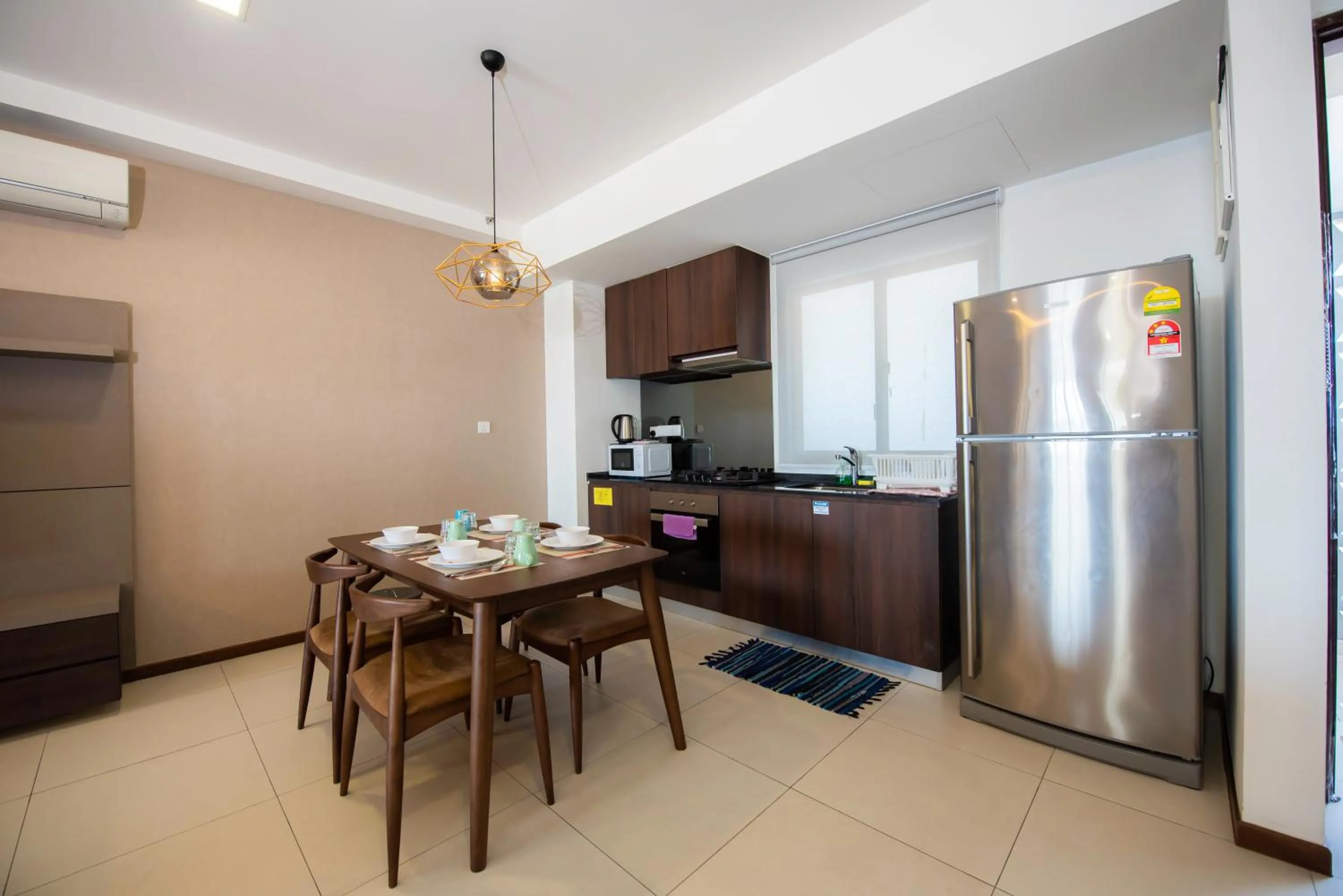 Dining area in The Landmark by Katana