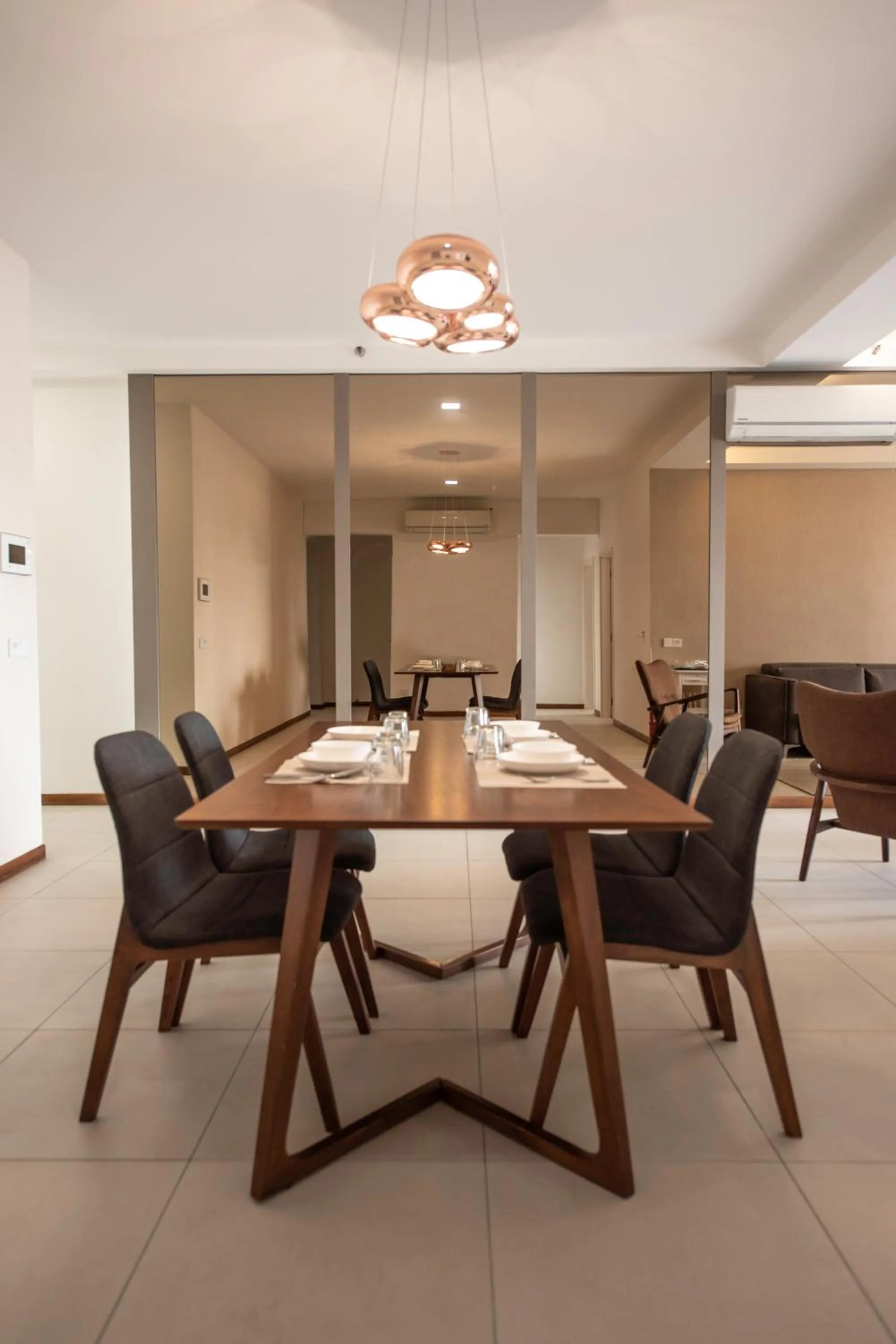 Dining area in The Landmark by Katana