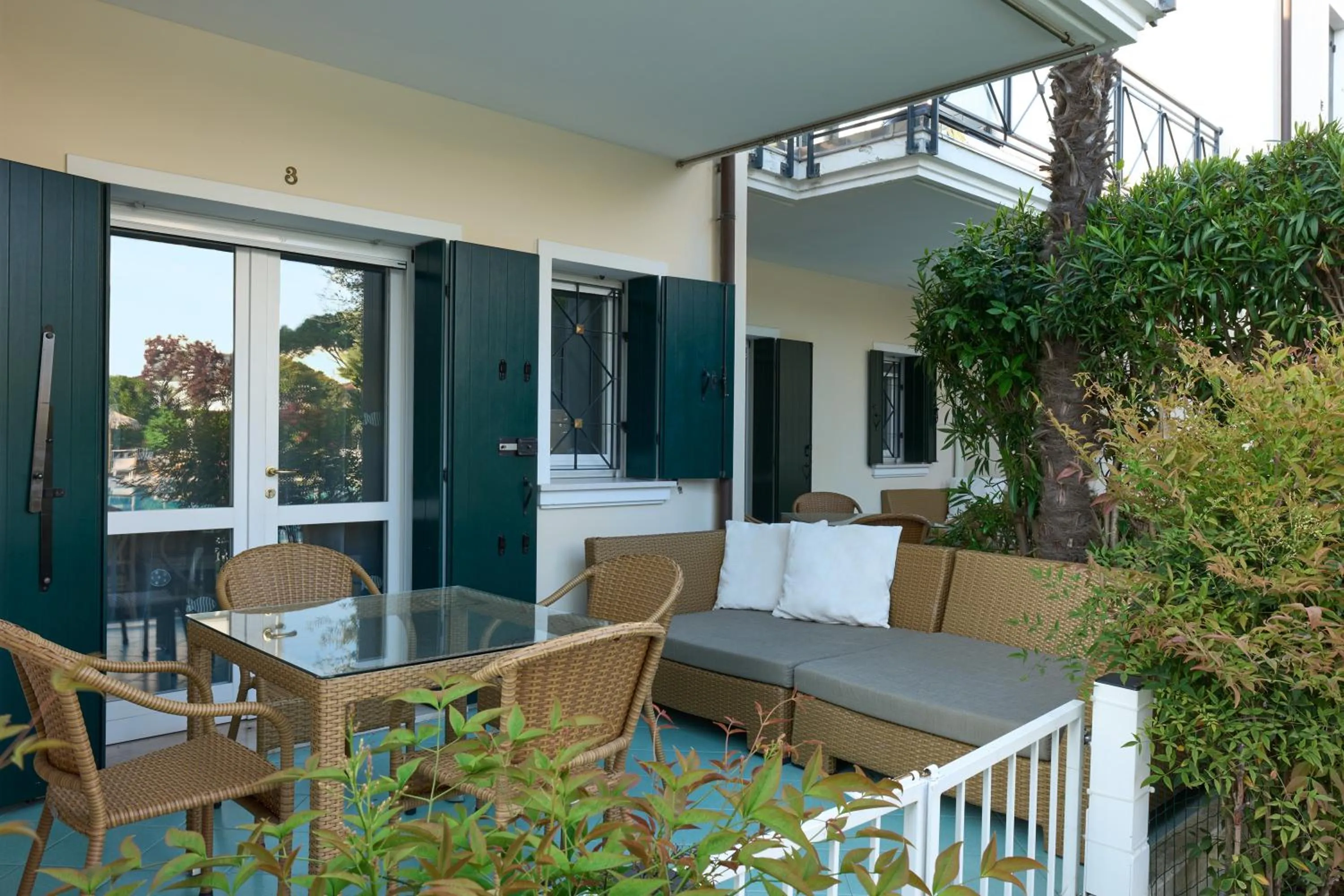 Balcony/Terrace in Villa Carlotta Jesolo Lido