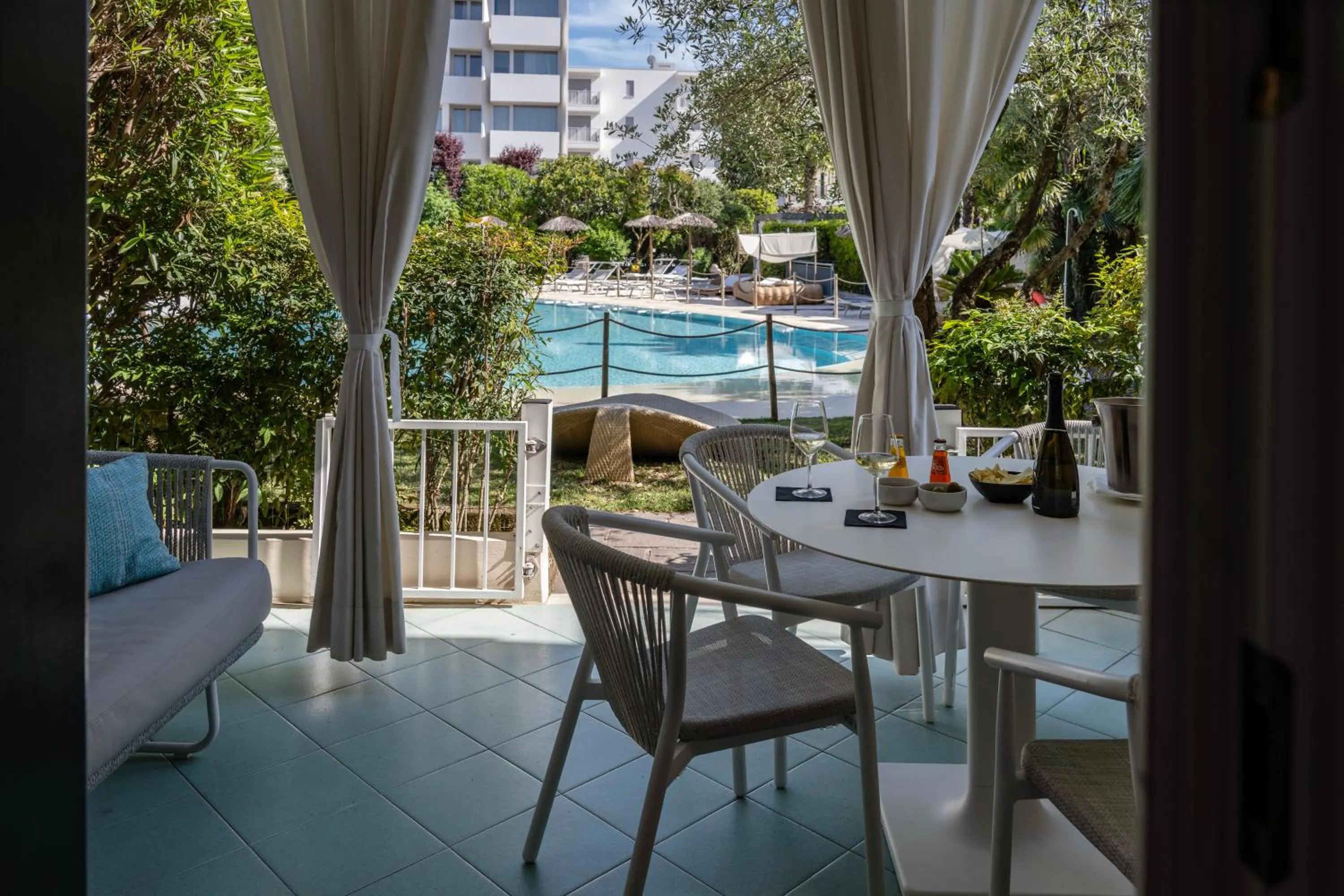 Pool view in Villa Carlotta Jesolo Lido