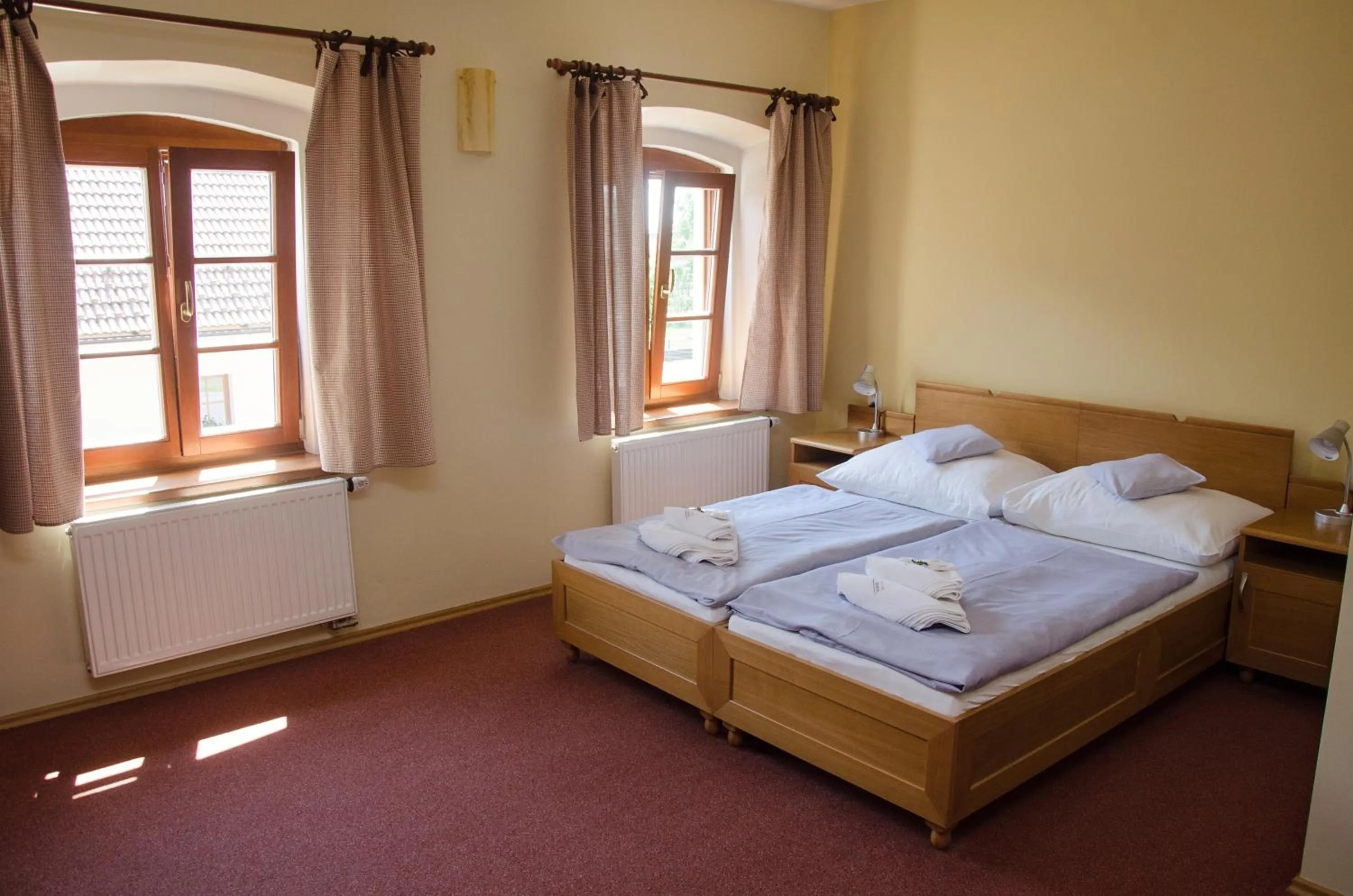 Bedroom, Bed in Penzion Nad Oborou