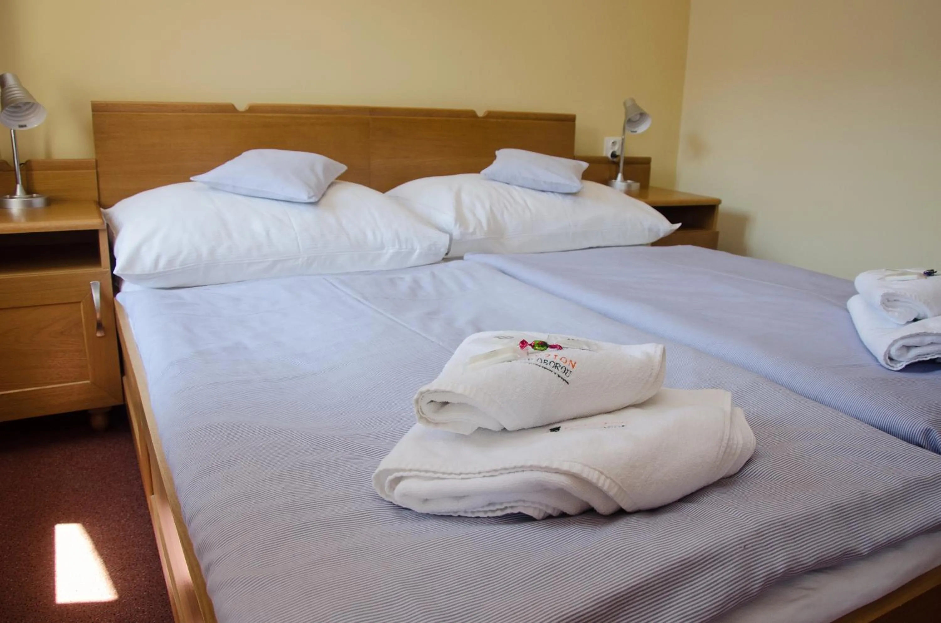 Bedroom, Bed in Penzion Nad Oborou