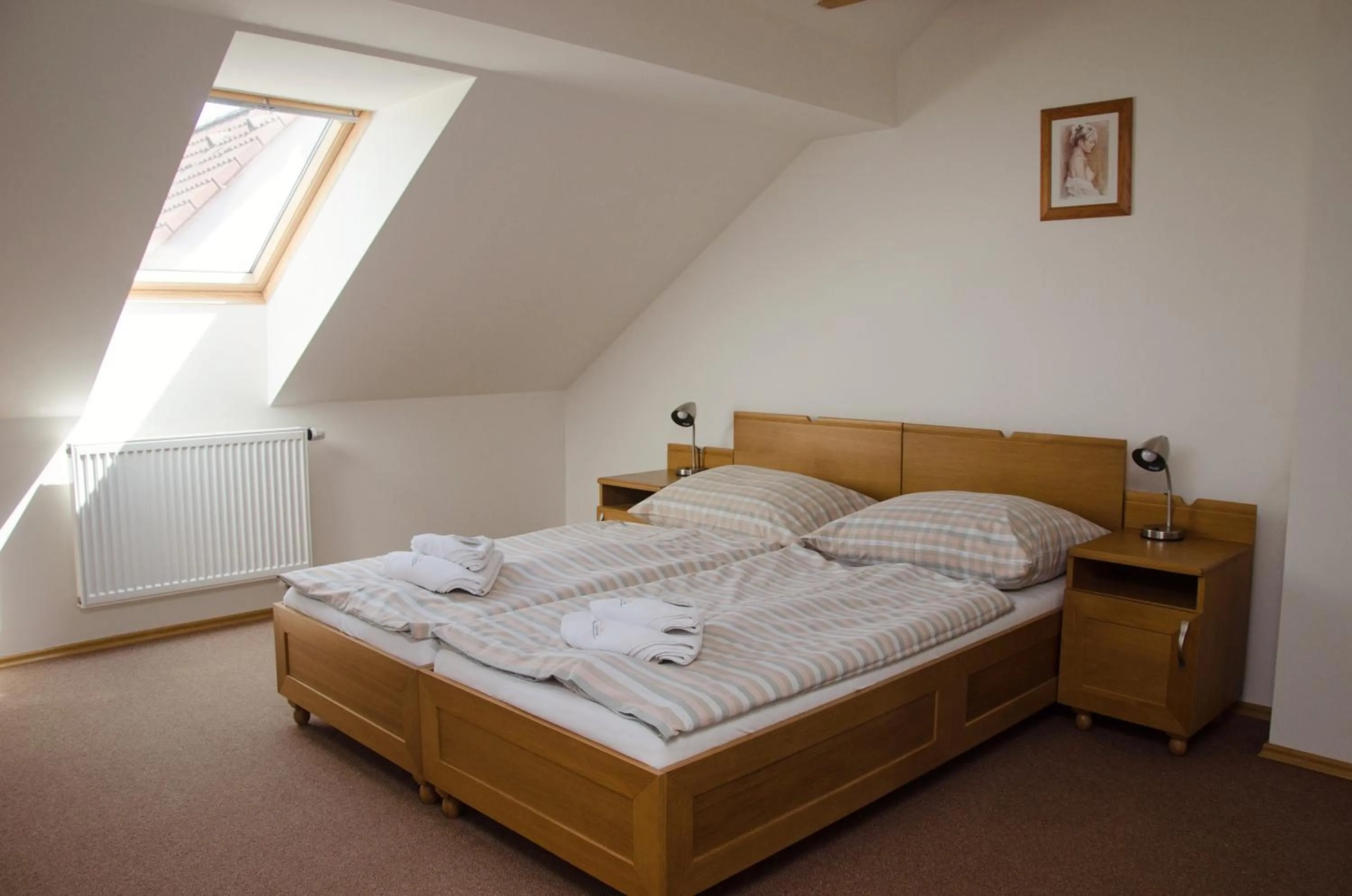 Bedroom, Bed in Penzion Nad Oborou