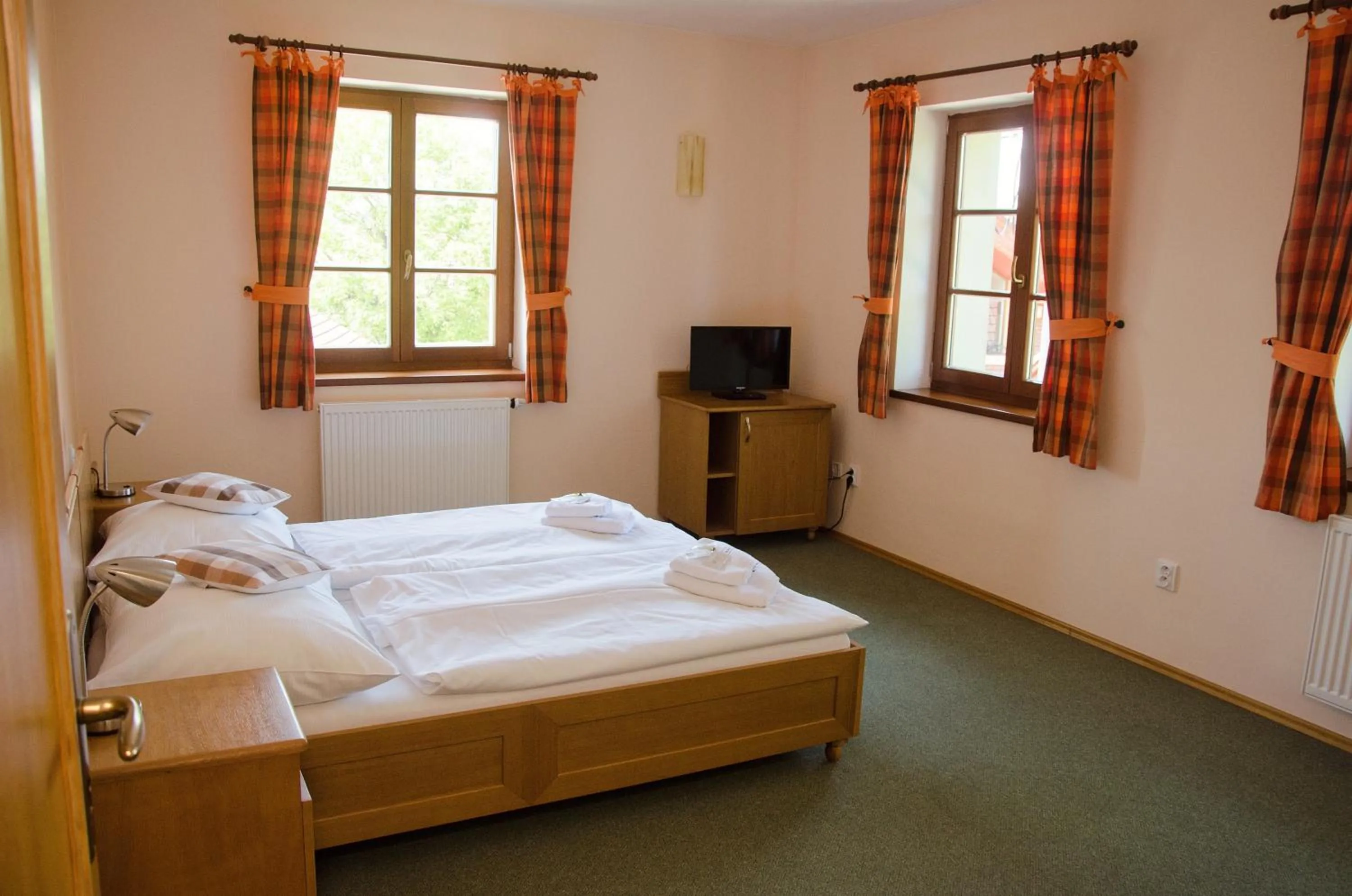 Bedroom, Bed in Penzion Nad Oborou