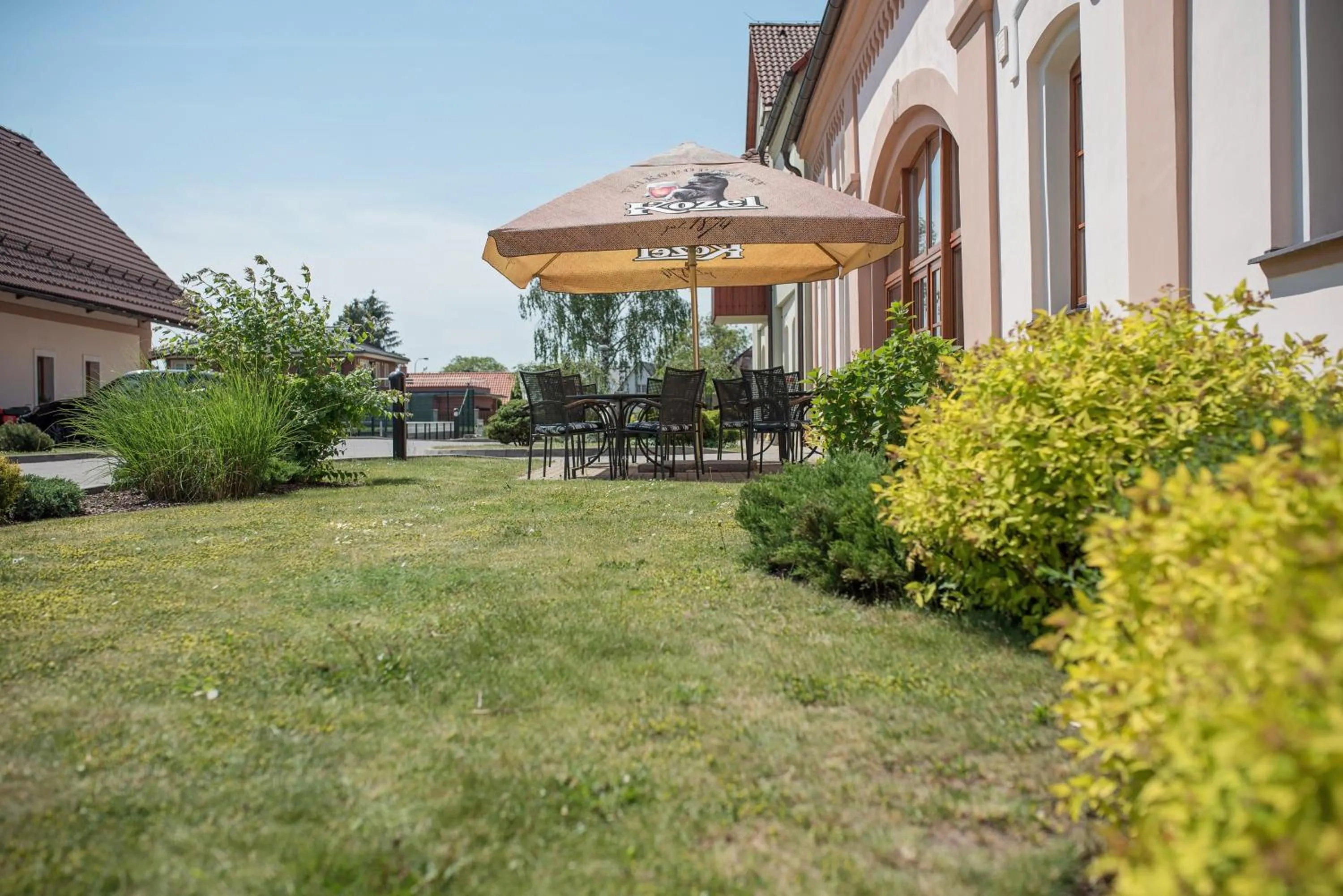 Balcony/Terrace in Penzion Nad Oborou