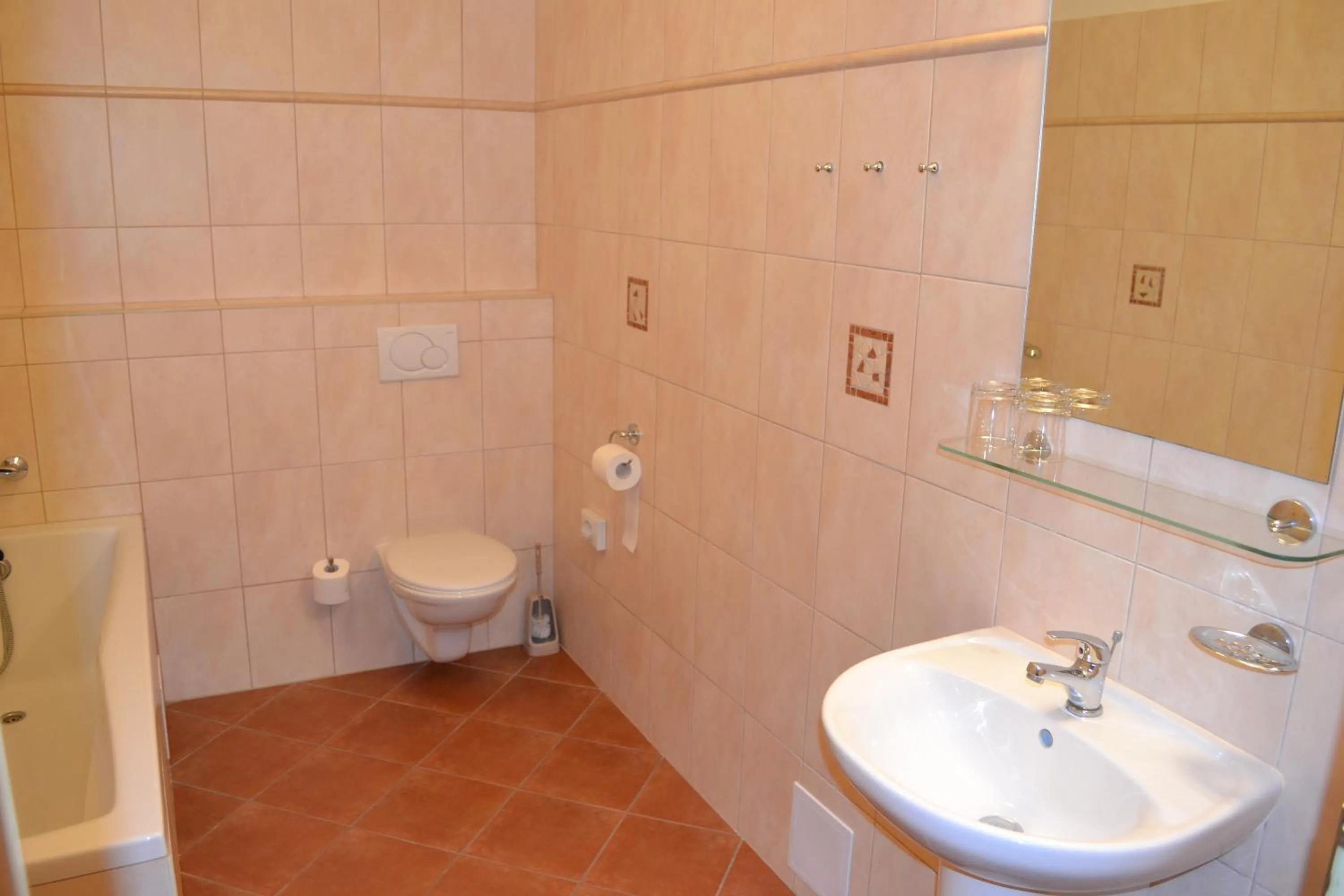Bathroom in Penzion Nad Oborou