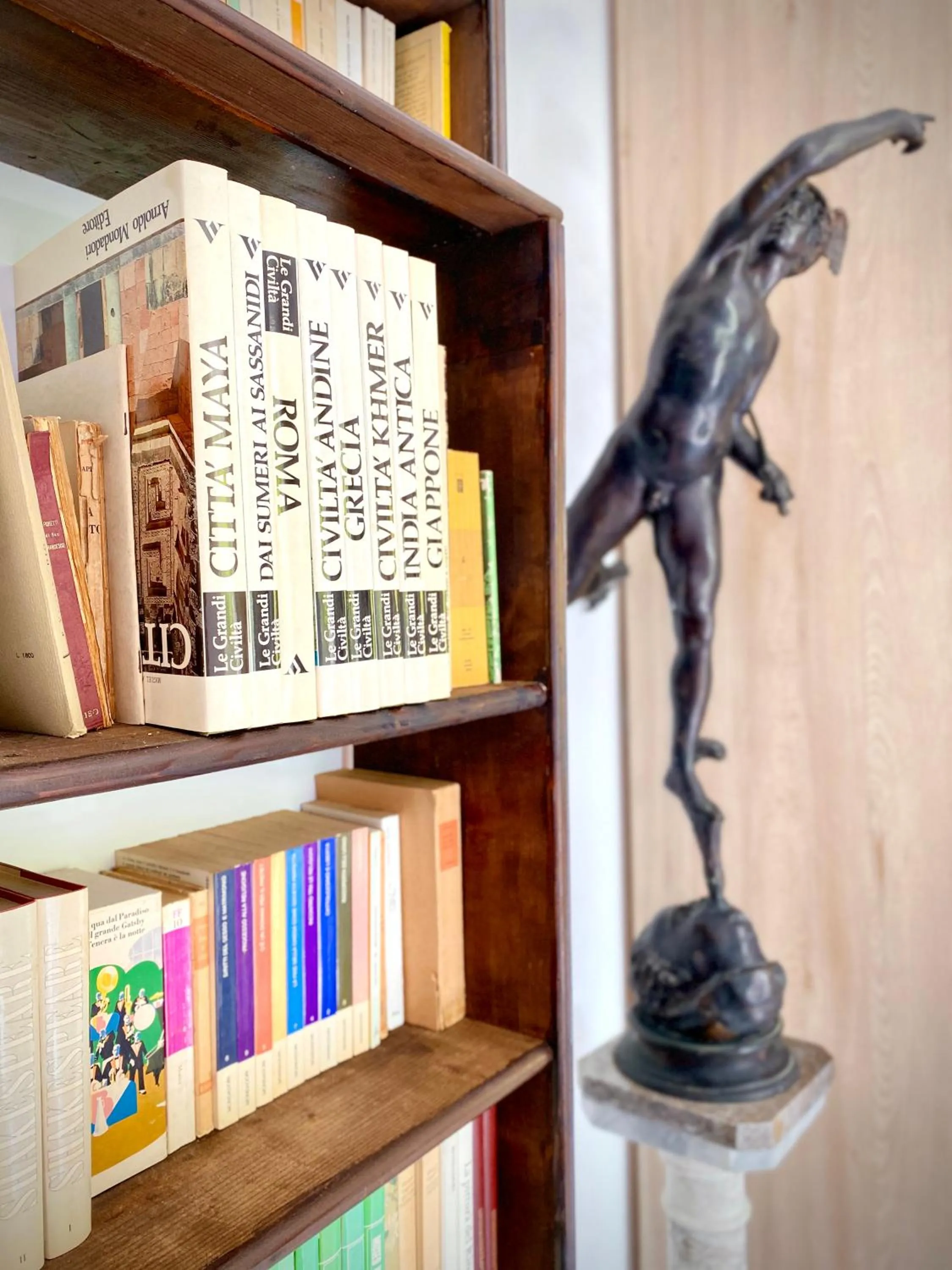 Library in Villa Rocco Rooms