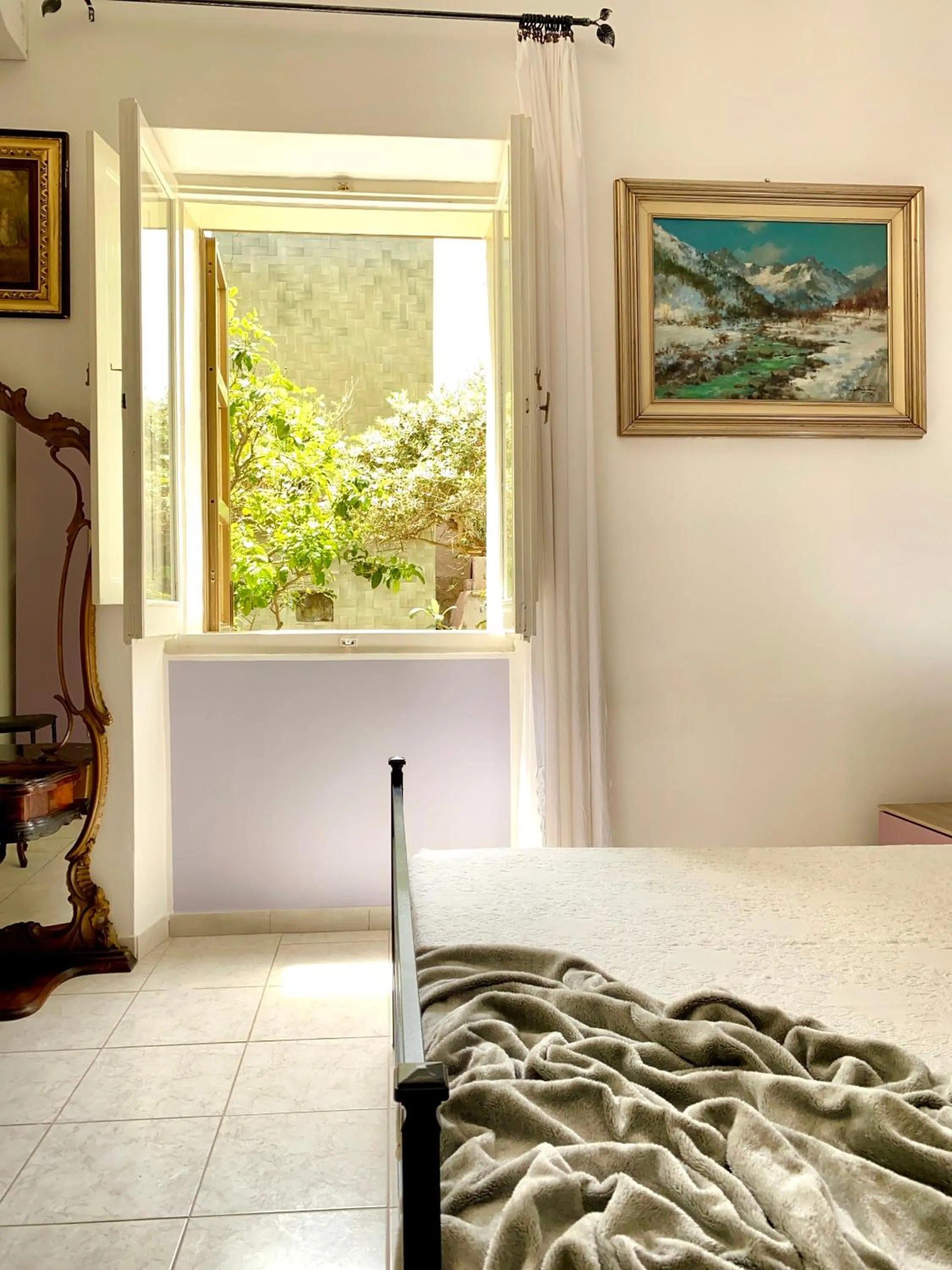 Bed in Villa Rocco Rooms