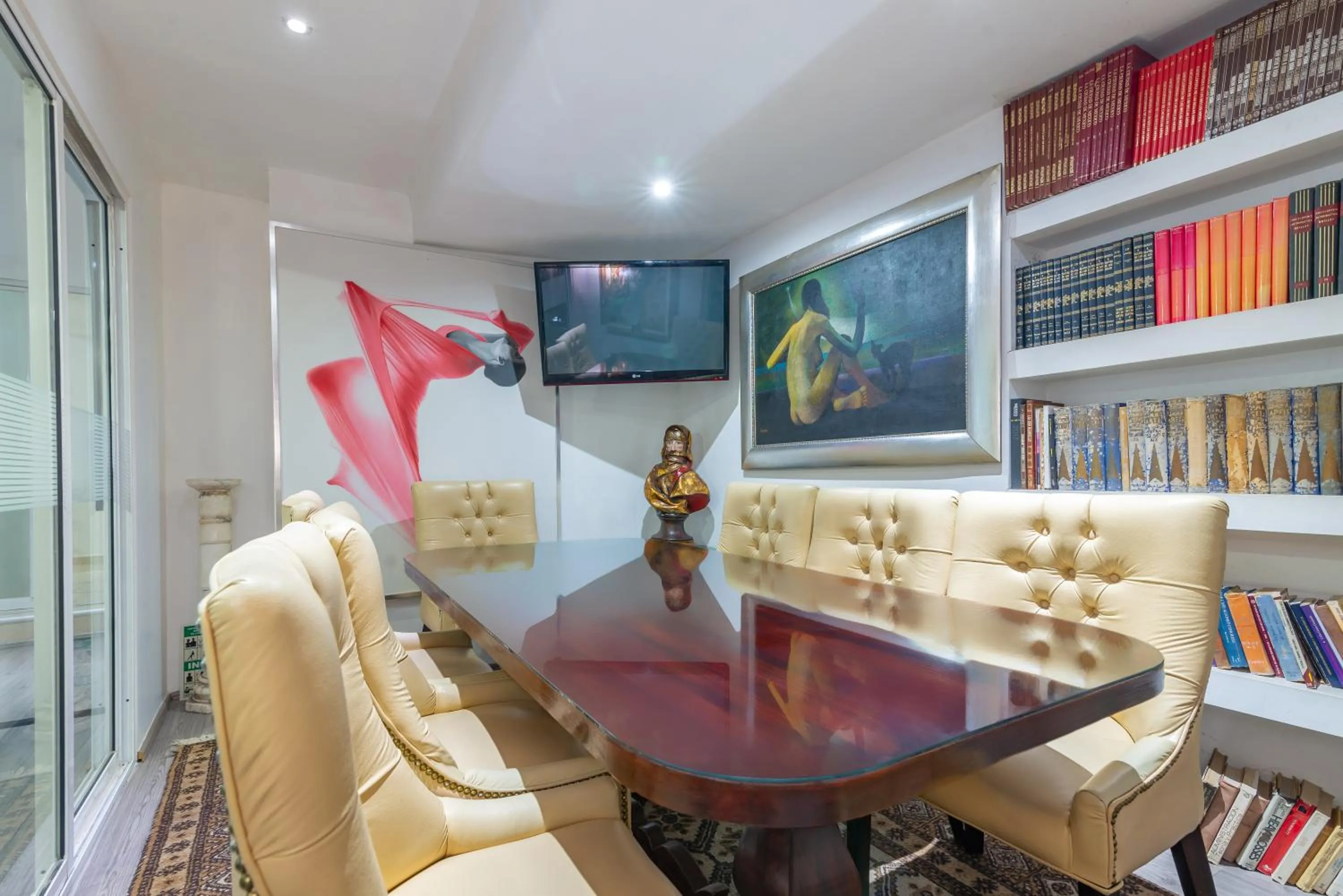 Seating area in European Life Style Executive Suites