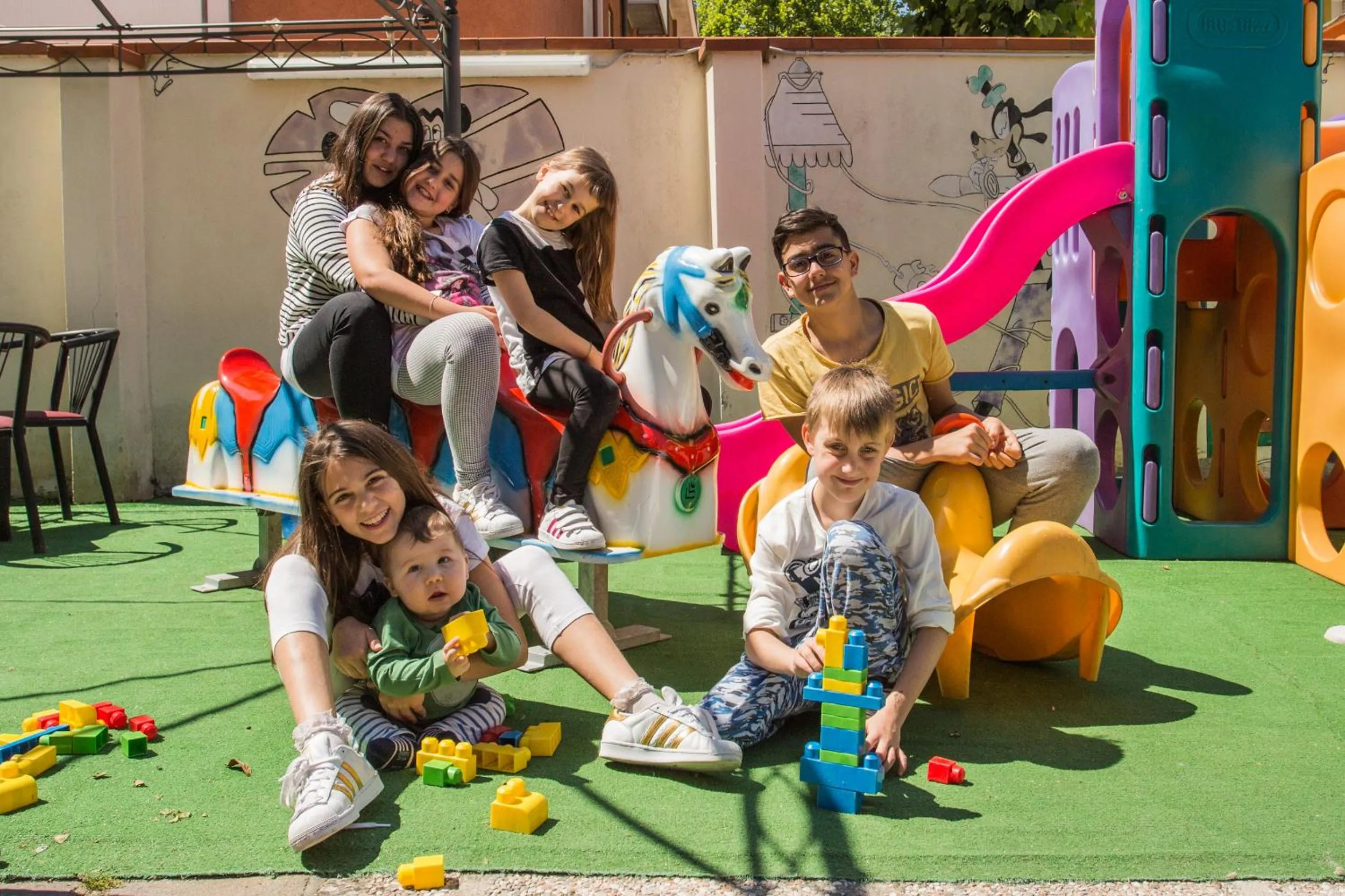 Children play ground in Albergo Ristorante Pozzi