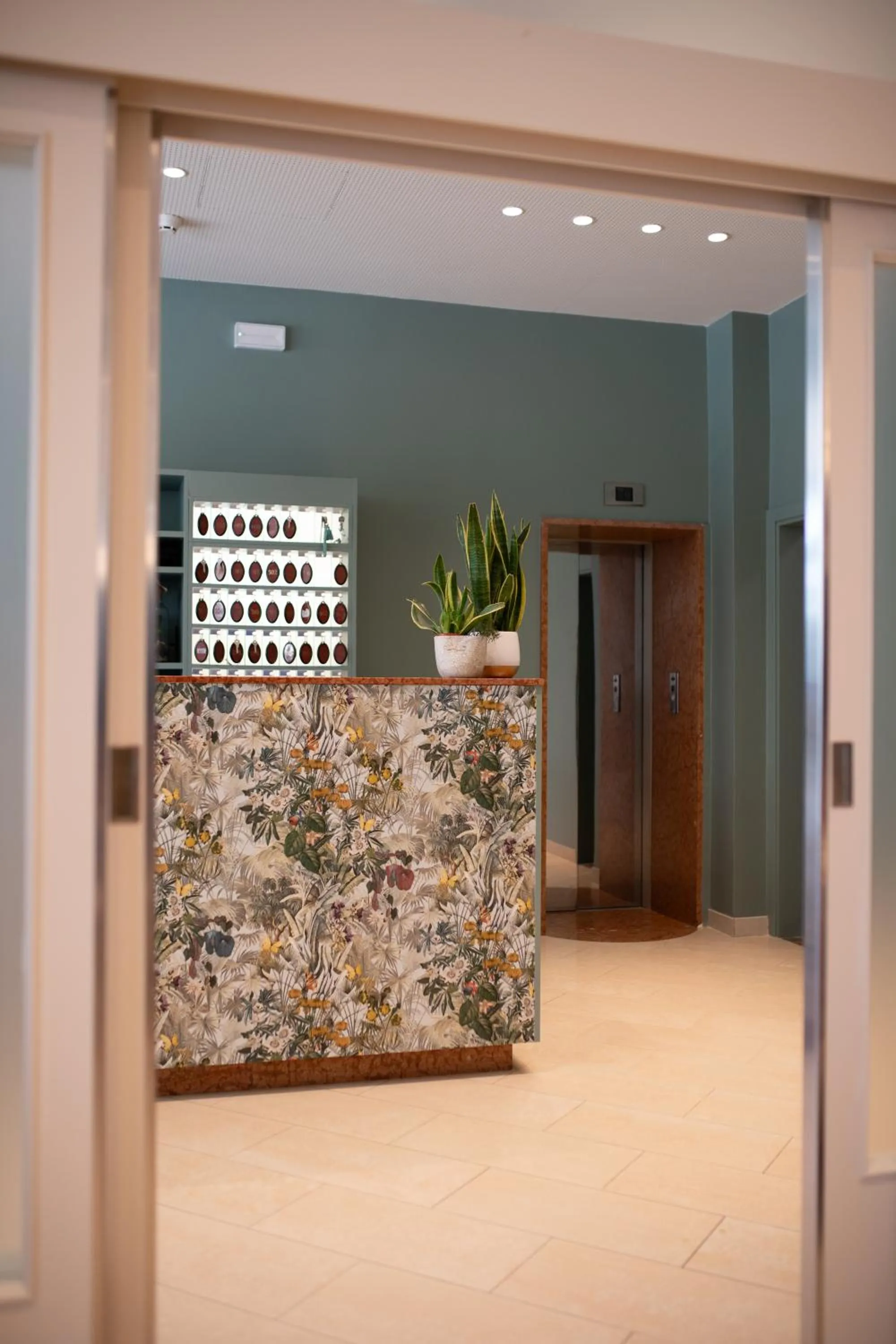 Lobby or reception in Albergo Ristorante Pozzi