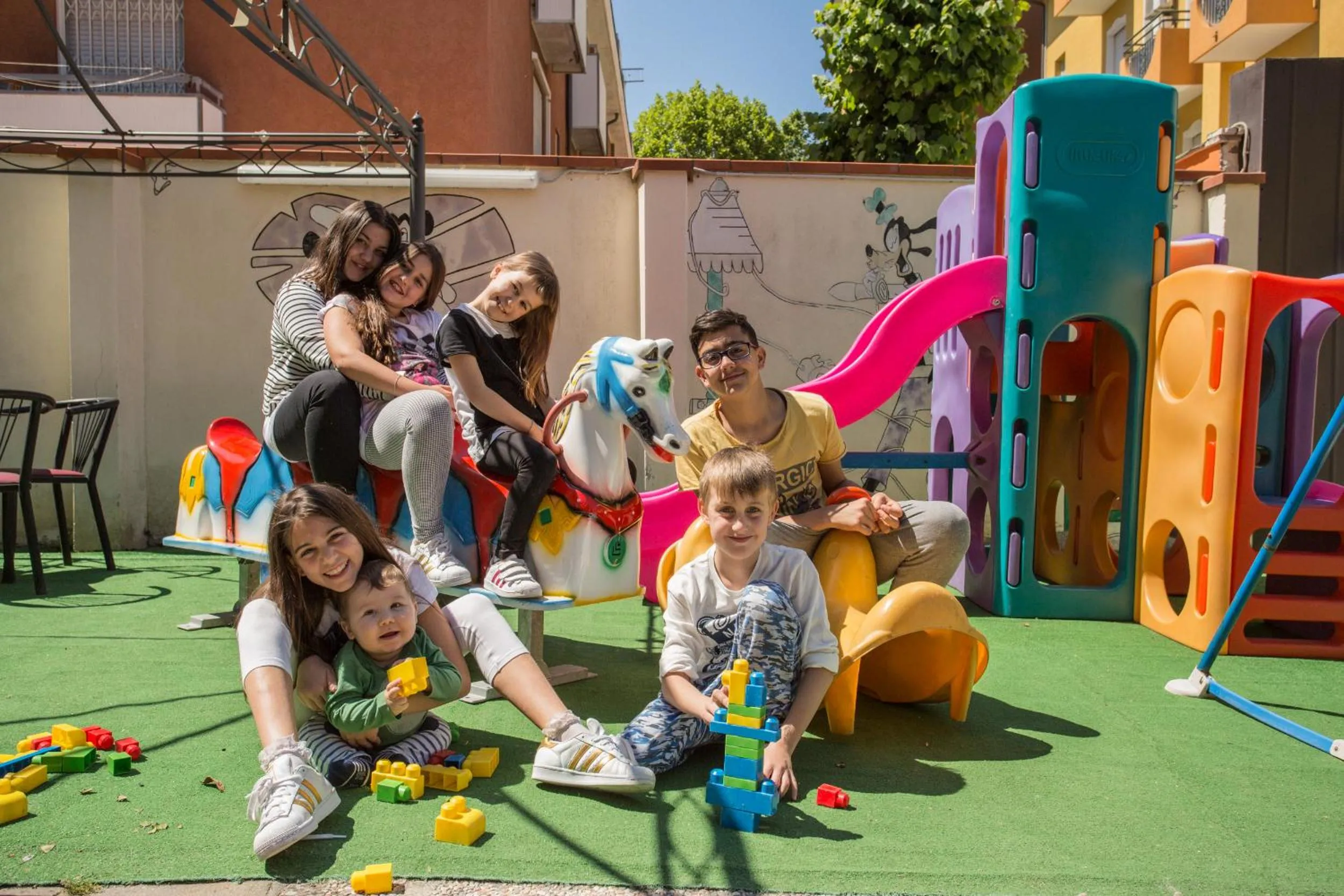 Children play ground in Albergo Ristorante Pozzi