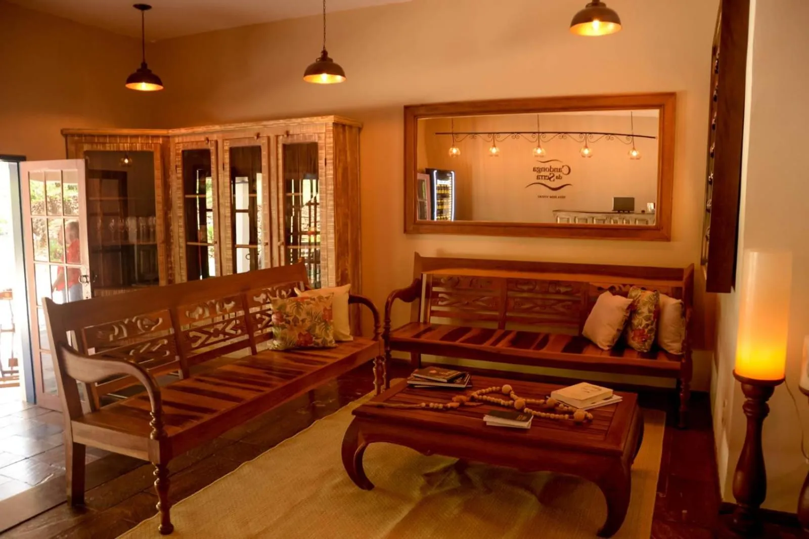 Lobby or reception in Pousada Candonga da Serra