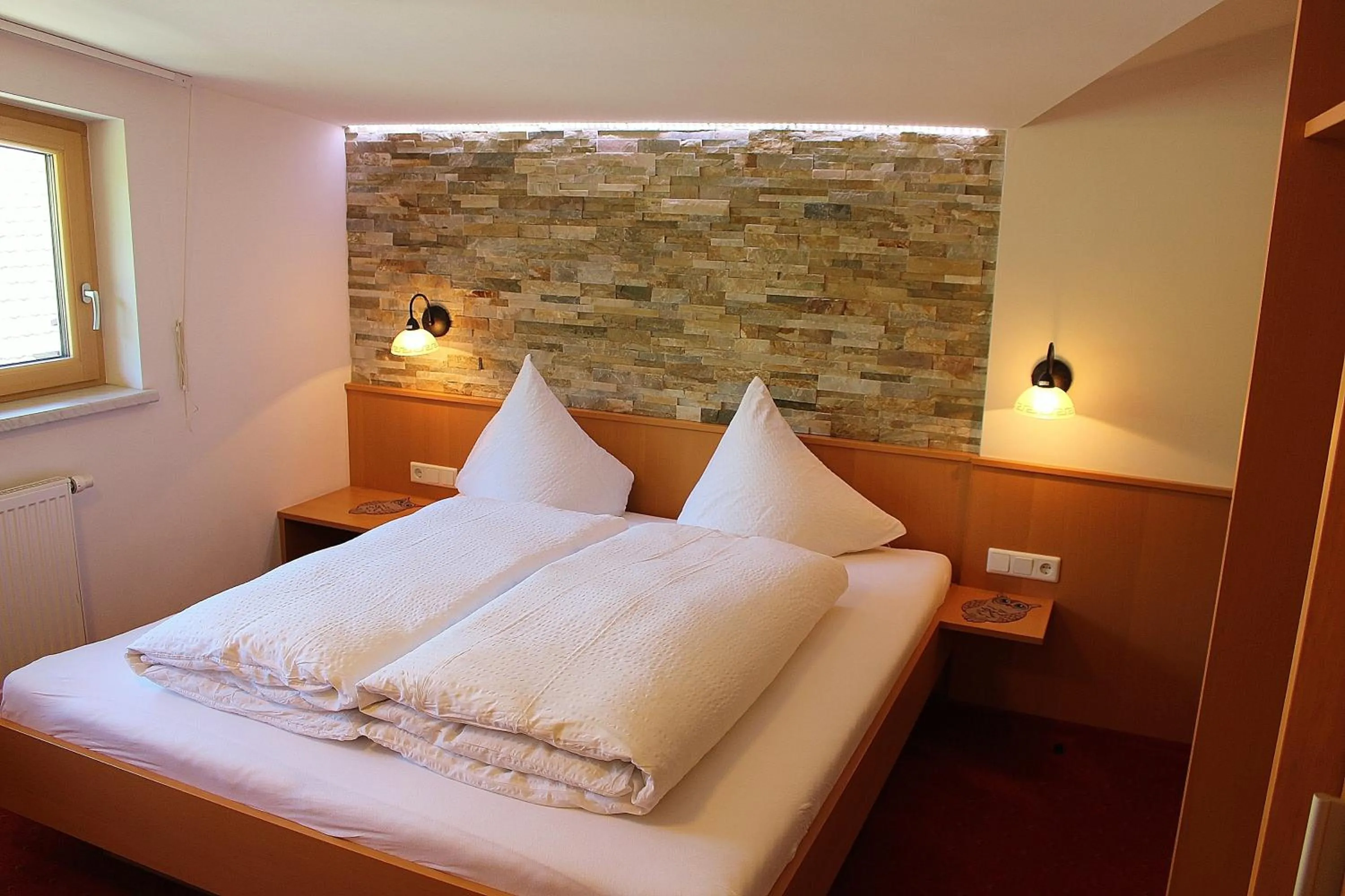 Decorative detail, Bed in Haus Gisela