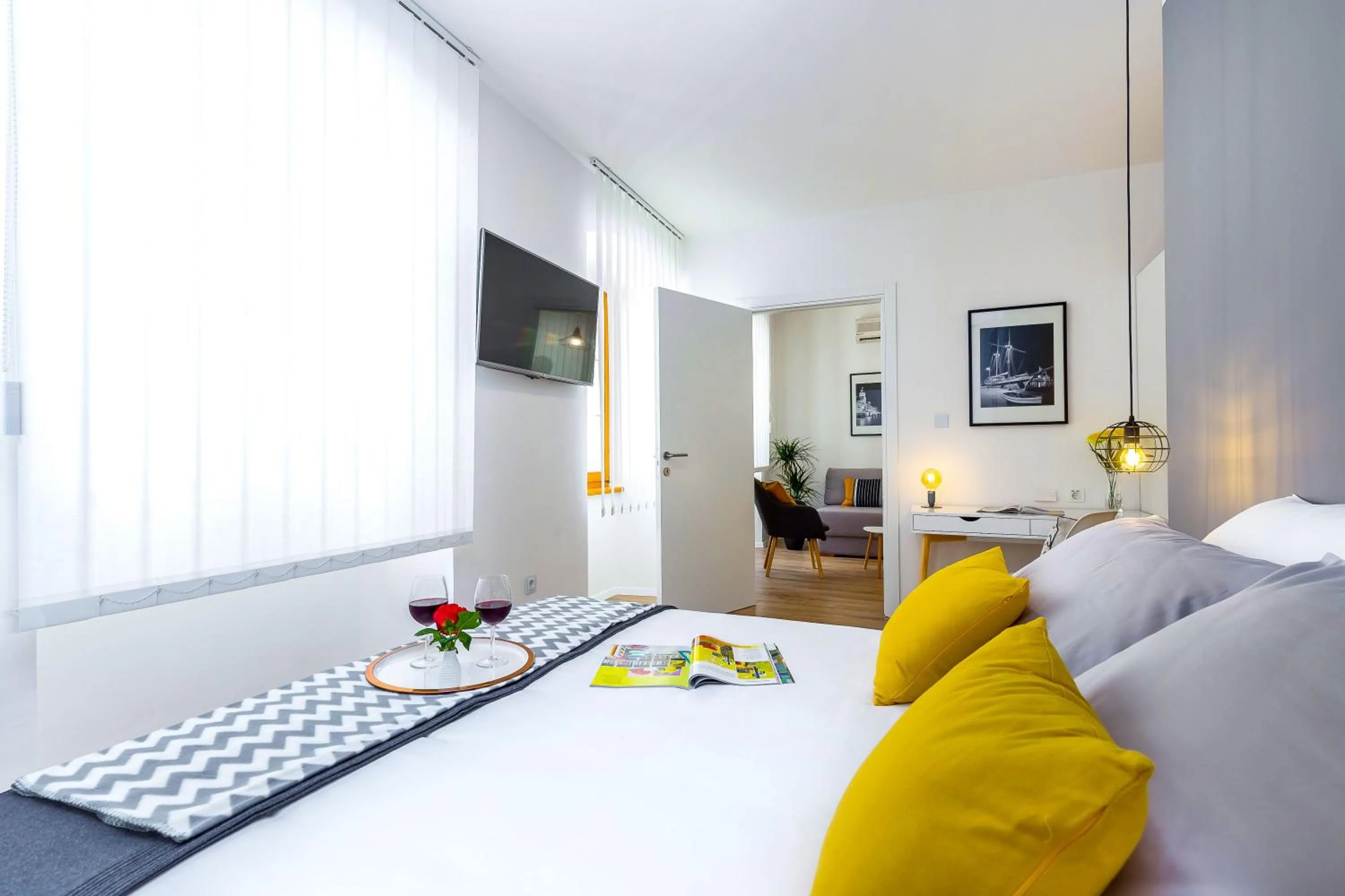 Bedroom, Bed in Rijeka Apartments TERRA I & II