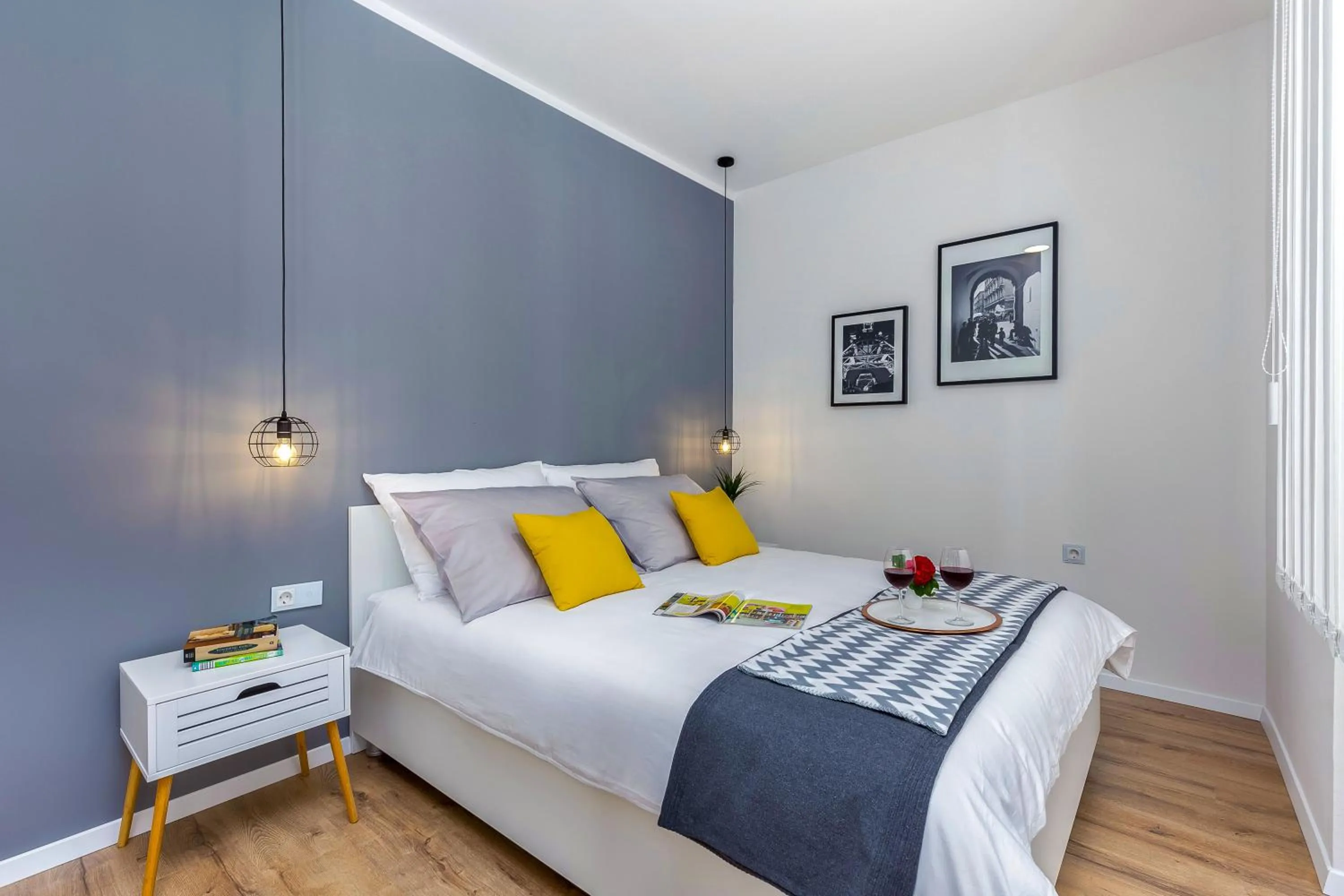 Bed in Rijeka Apartments TERRA I & II