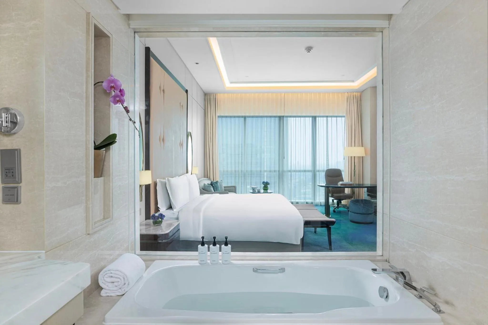 Photo of the whole room, Bed in InterContinental Hotels Jakarta Pondok Indah by IHG