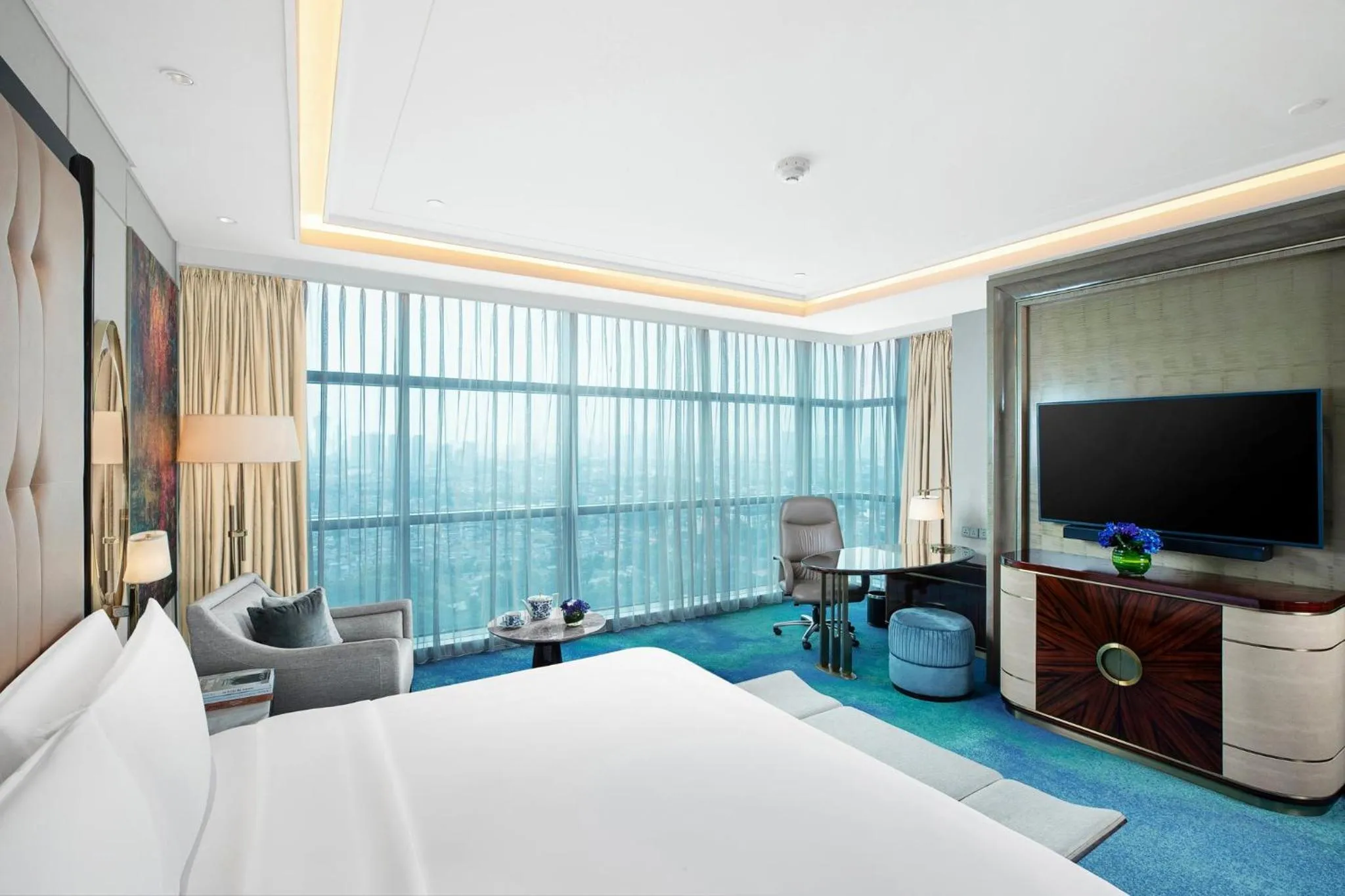 Photo of the whole room, Bed in InterContinental Hotels Jakarta Pondok Indah by IHG