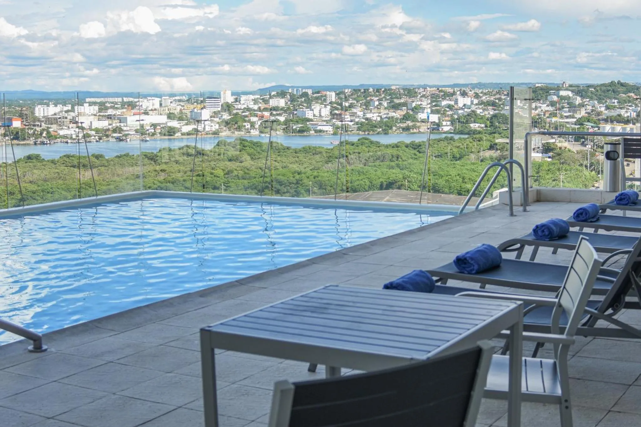 Swimming pool in Holiday Inn Express Cartagena Manga by IHG