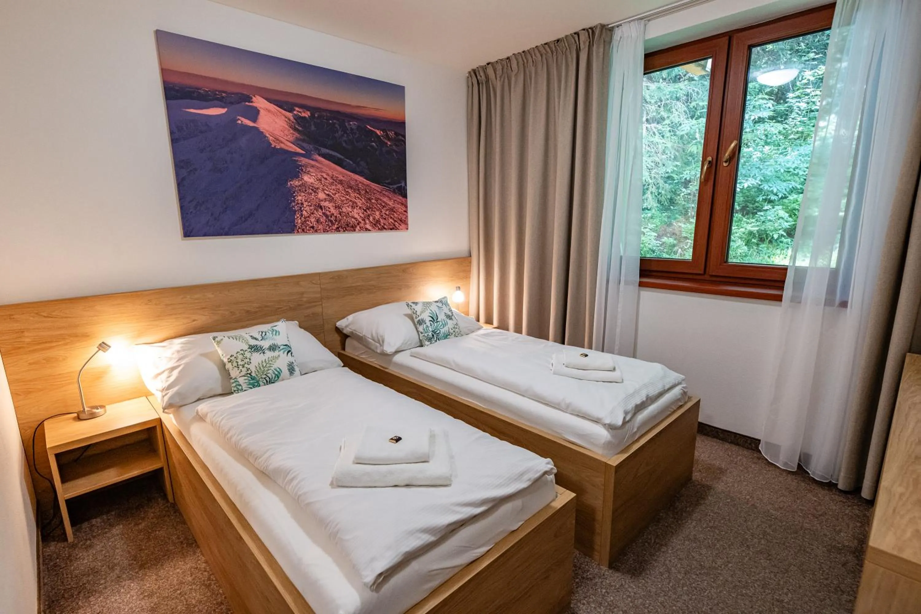 Bedroom, Bed in Hotel Jasná