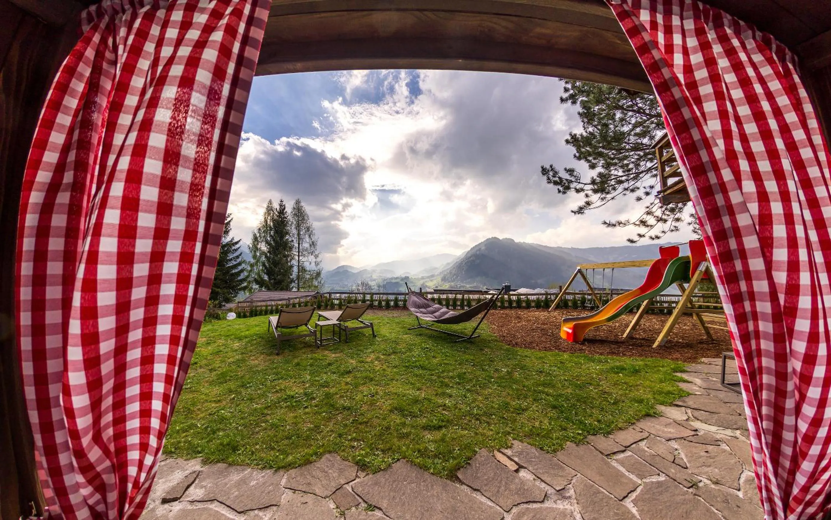BBQ facilities in Landhaus Alpenjuwel