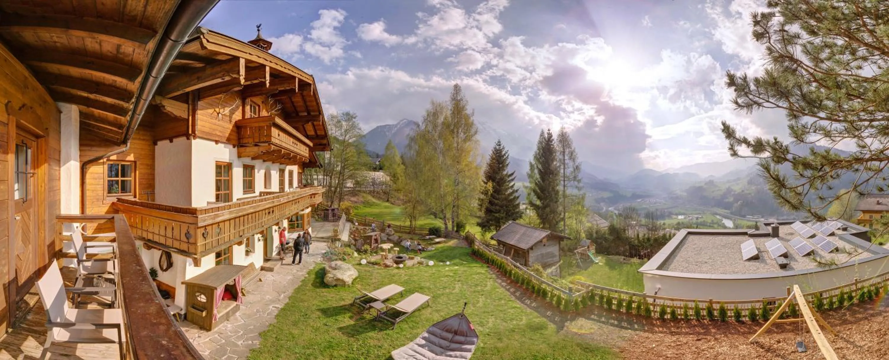 BBQ facilities in Landhaus Alpenjuwel
